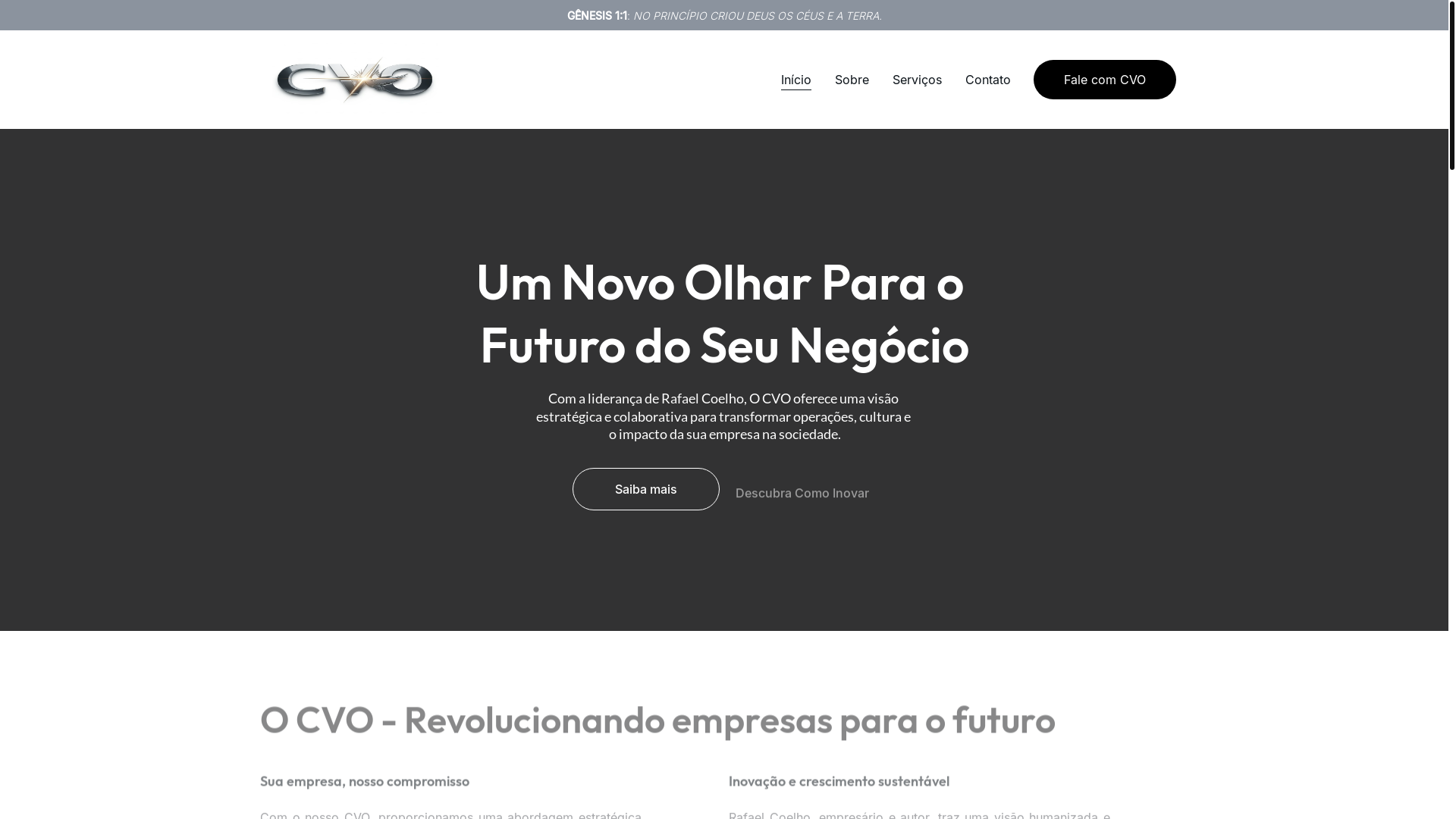 website screenshot of https://ocvo.com.br/