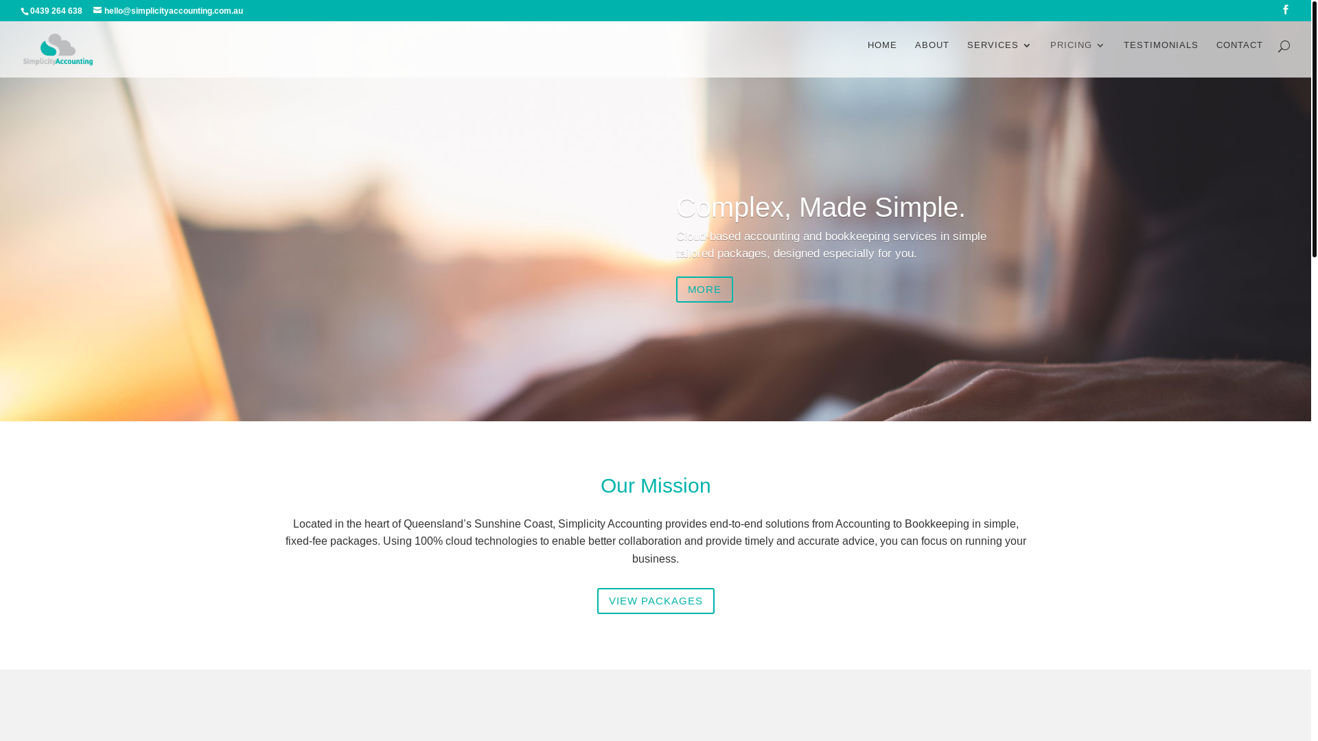website screenshot of https://simplicityaccounting.online/