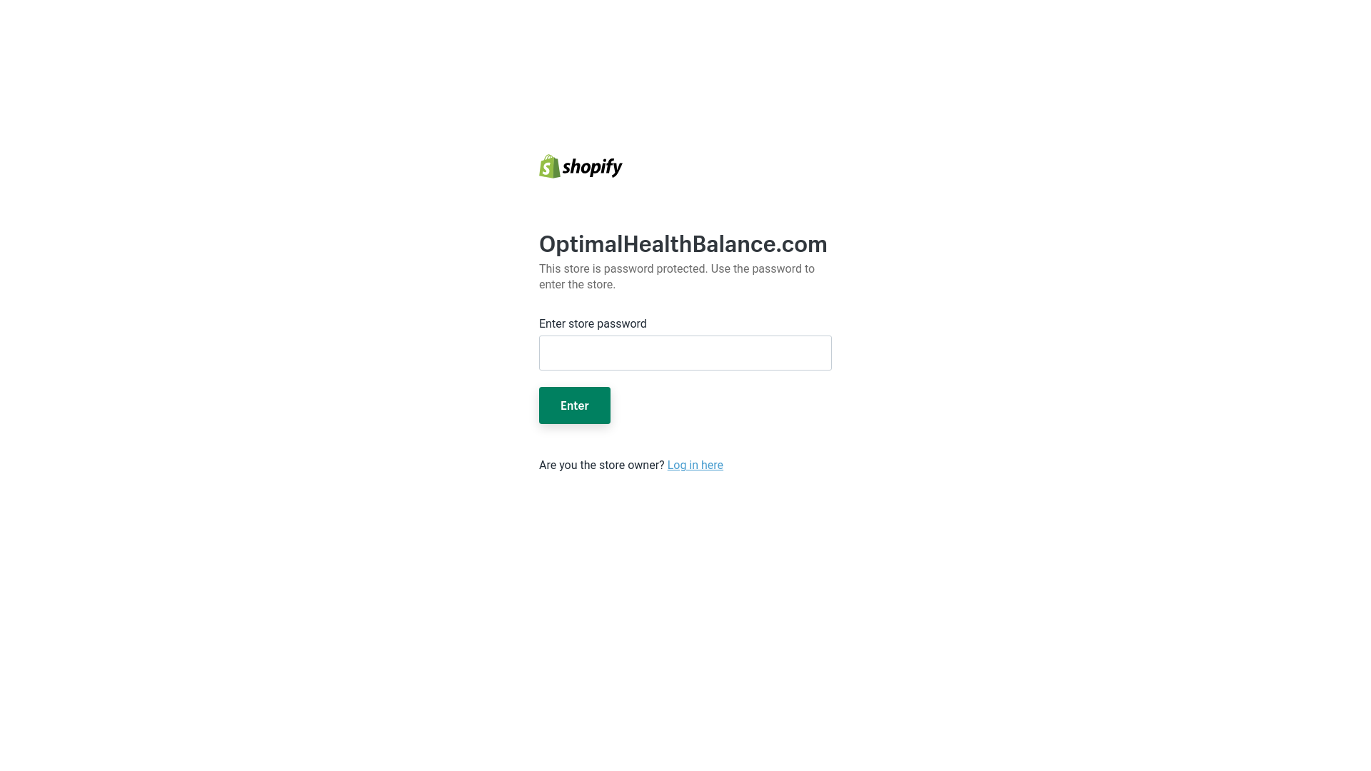 website screenshot of https://optimalhealthbalance.com/