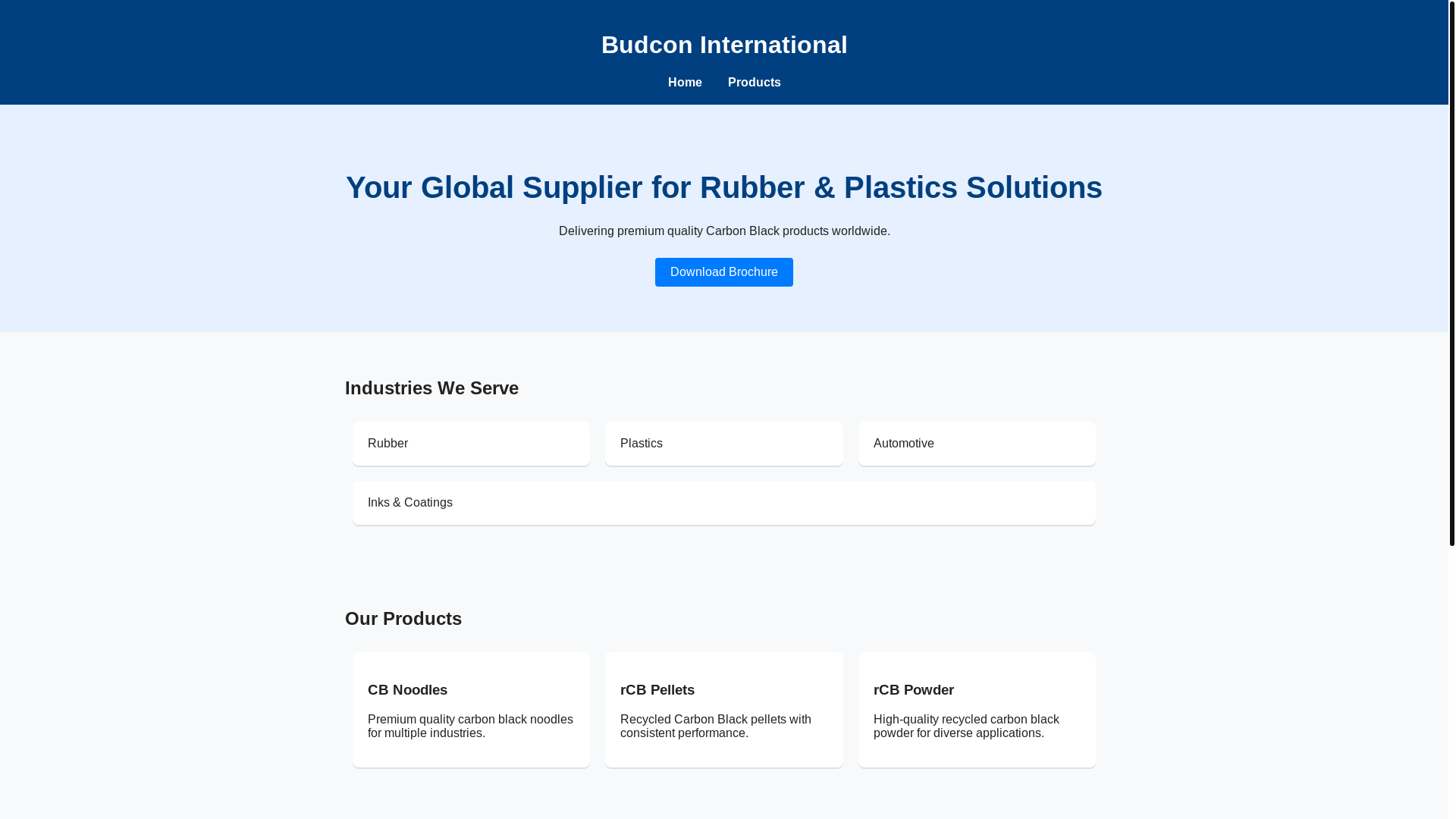 website screenshot of https://budcon.pages.dev/