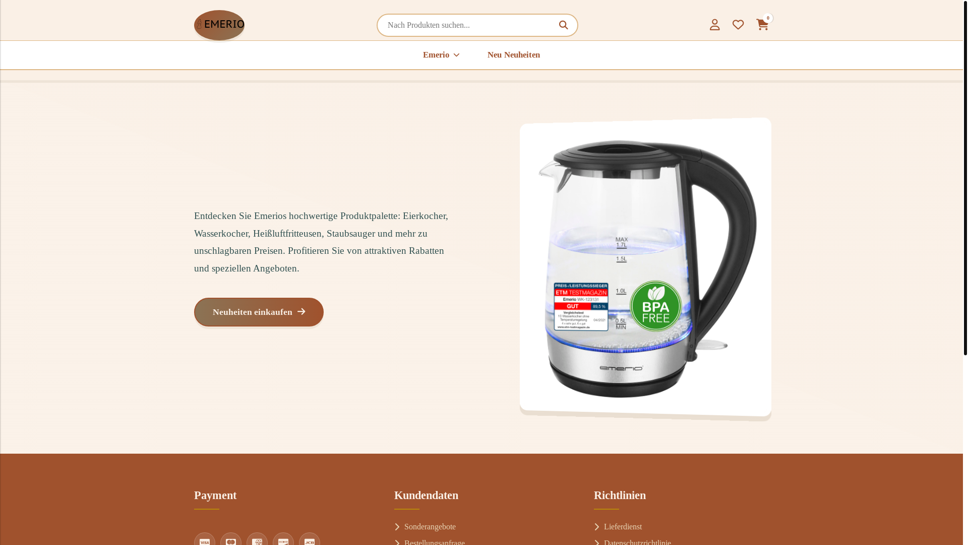 website screenshot of https://emerigiovannihub.shop/