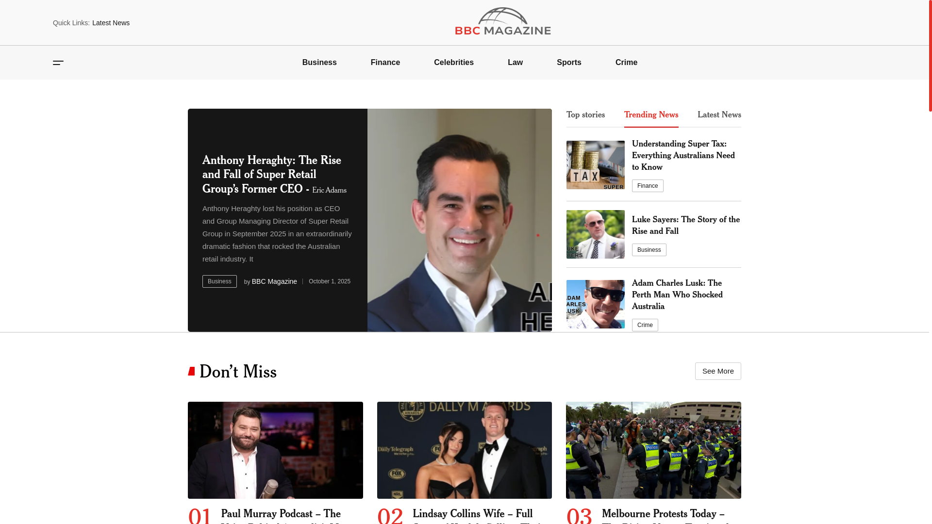 website screenshot of https://bbcmagazine.co/