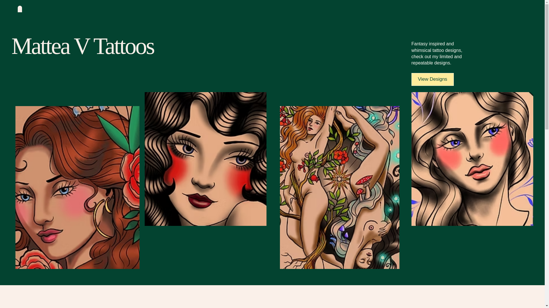 website screenshot of https://matteavtattoo.com/