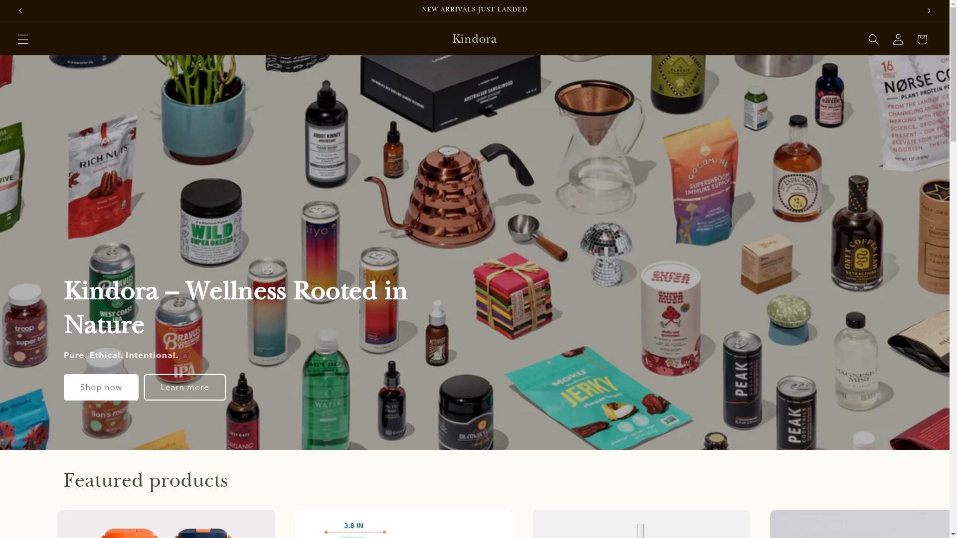 website screenshot of https://kindora-live.xyz/