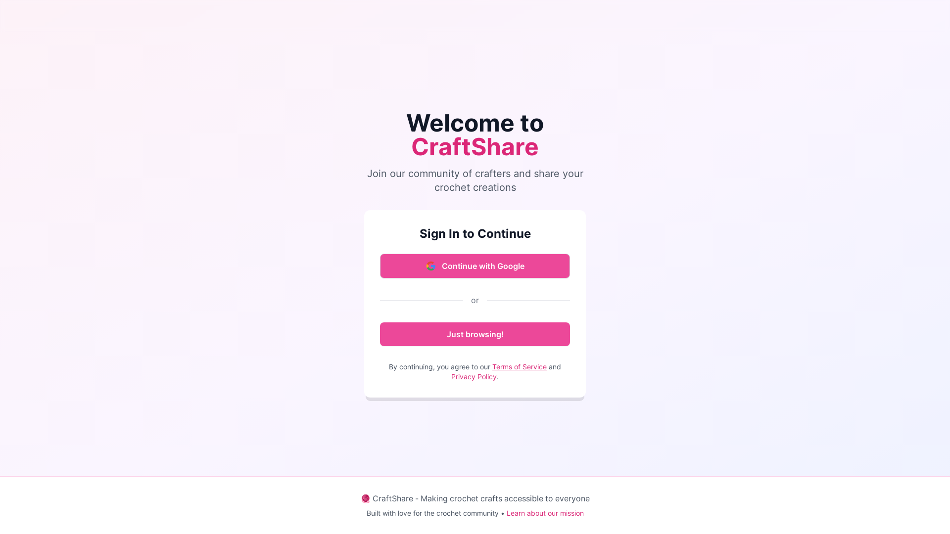 website screenshot of https://craftshare.art/