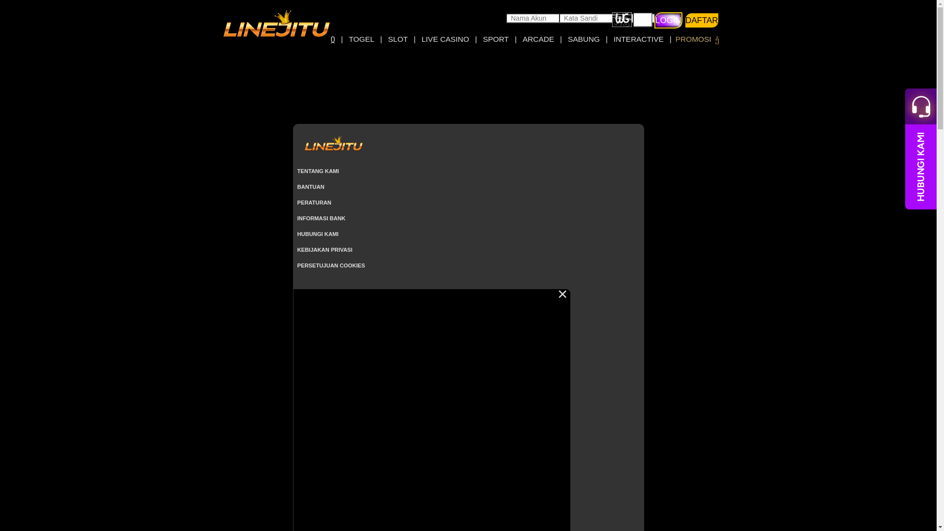 website screenshot of https://linejitutantangan.xyz/