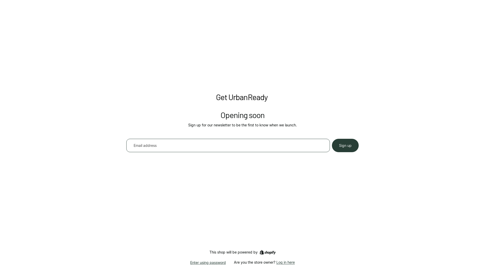 website screenshot of https://geturbanready.com.co/
