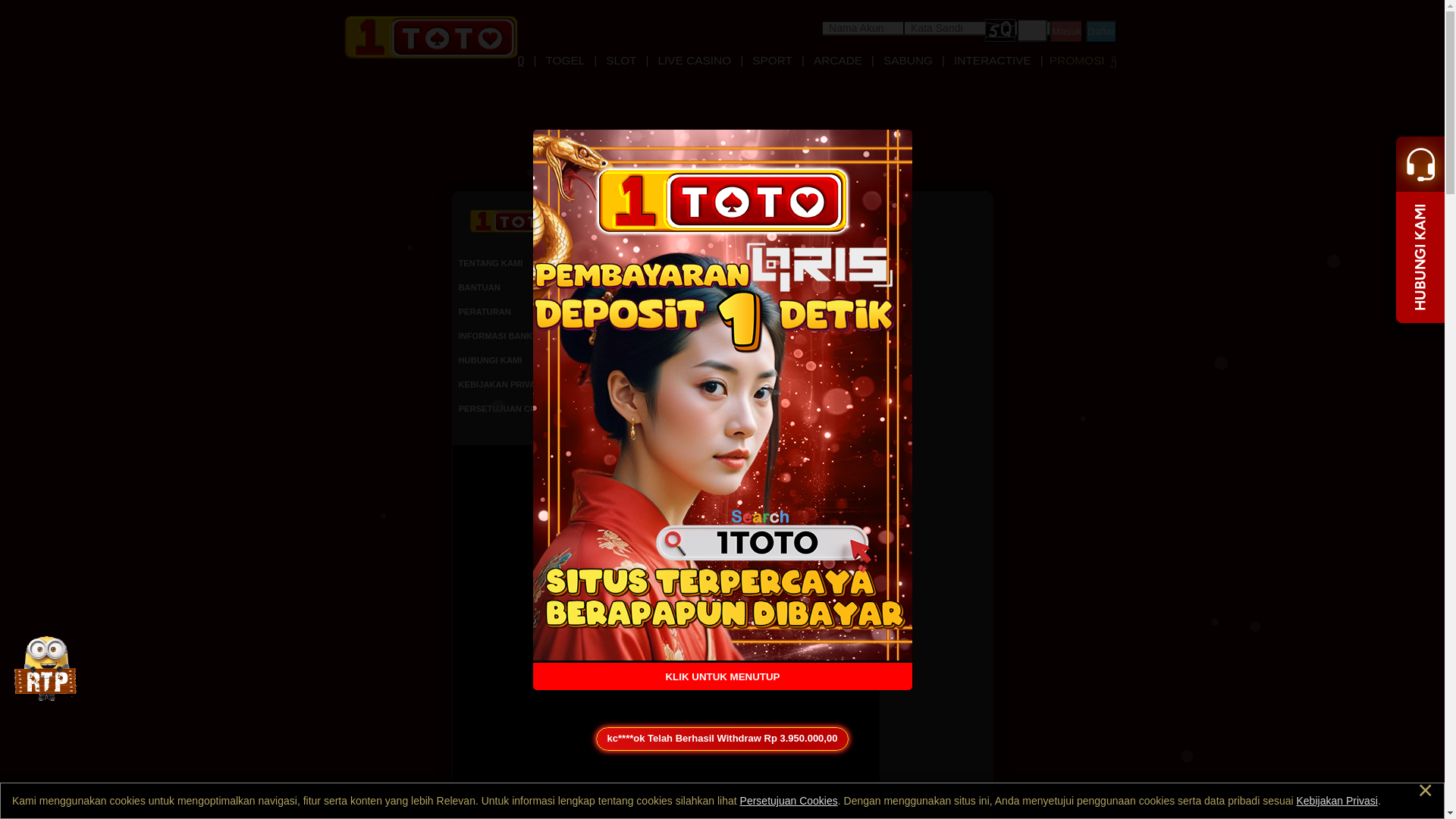 website screenshot of https://1totokasi.lol/