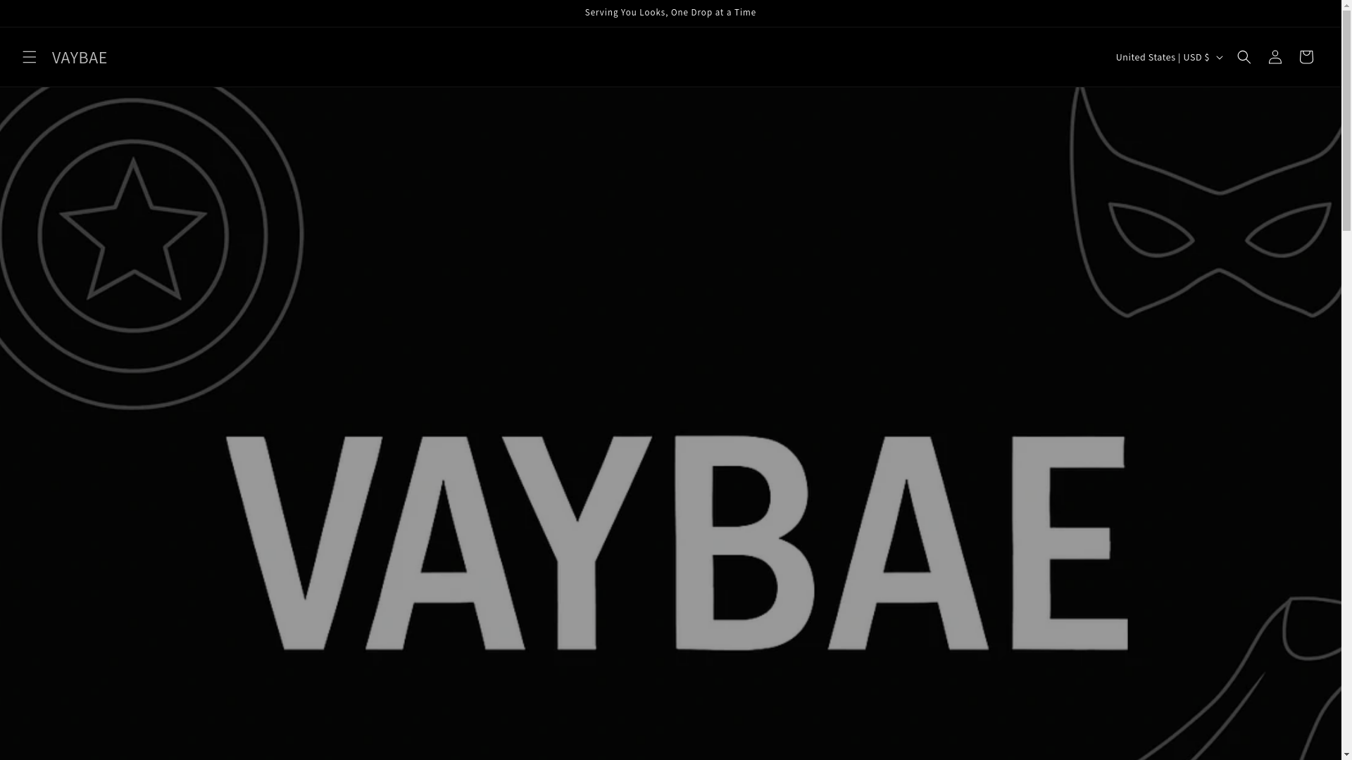 website screenshot of https://vaybae.com/