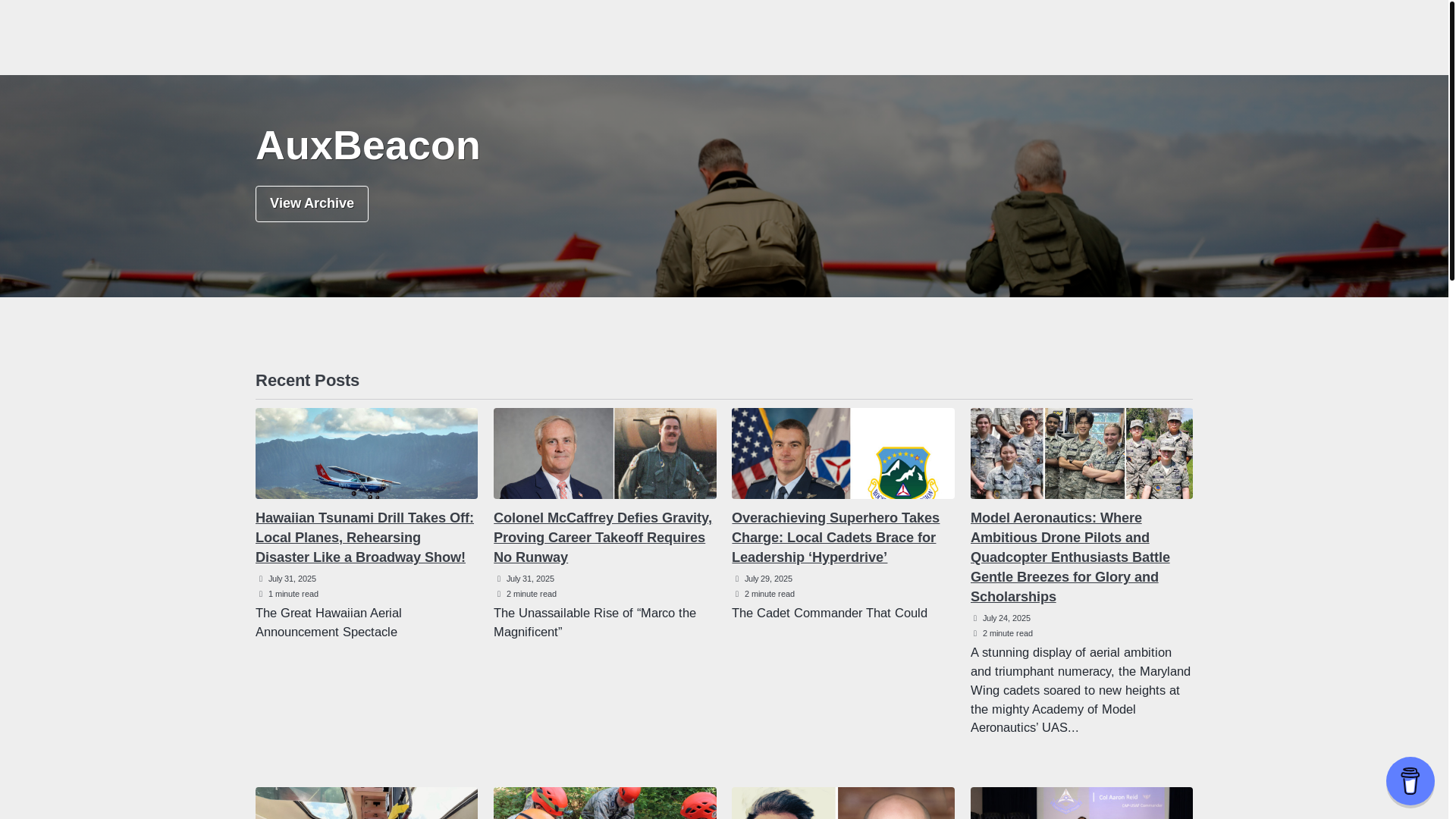 website screenshot of https://auxbeacon.pages.dev/