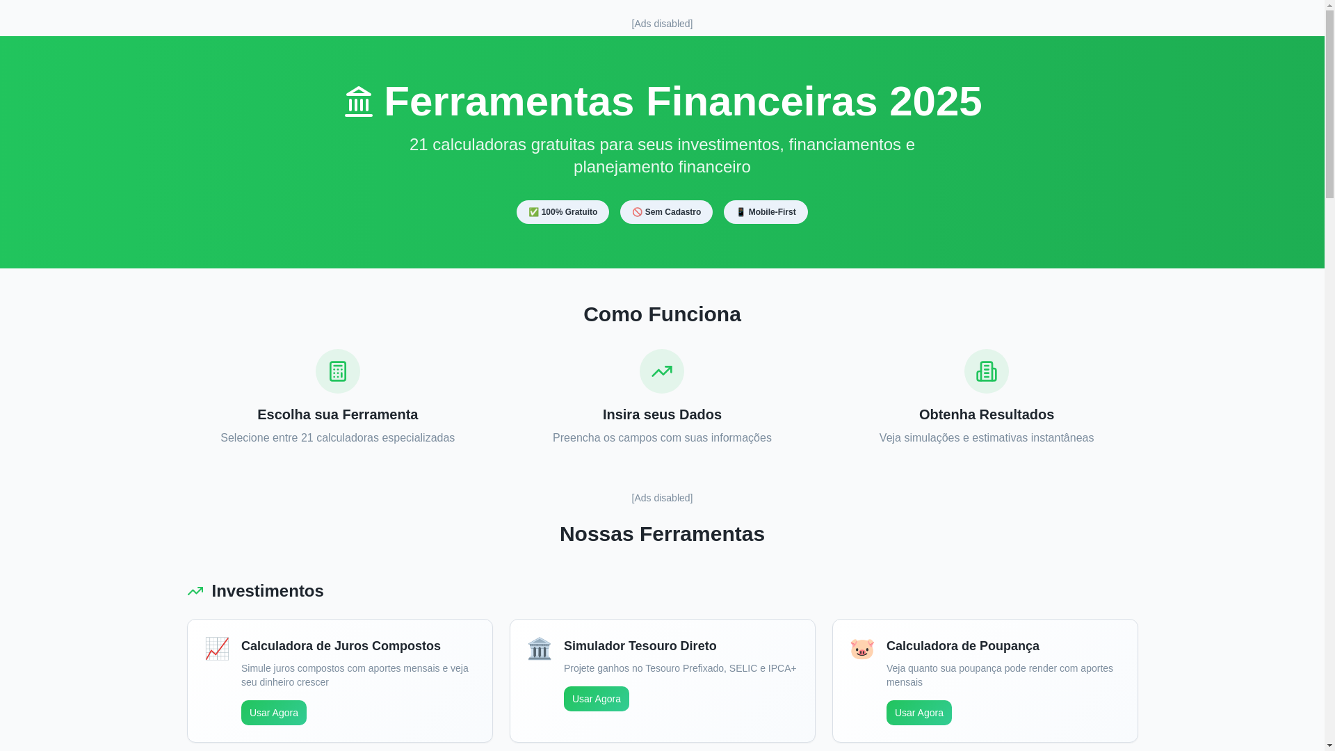 website screenshot of https://finance-toolkit-vault.pages.dev/
