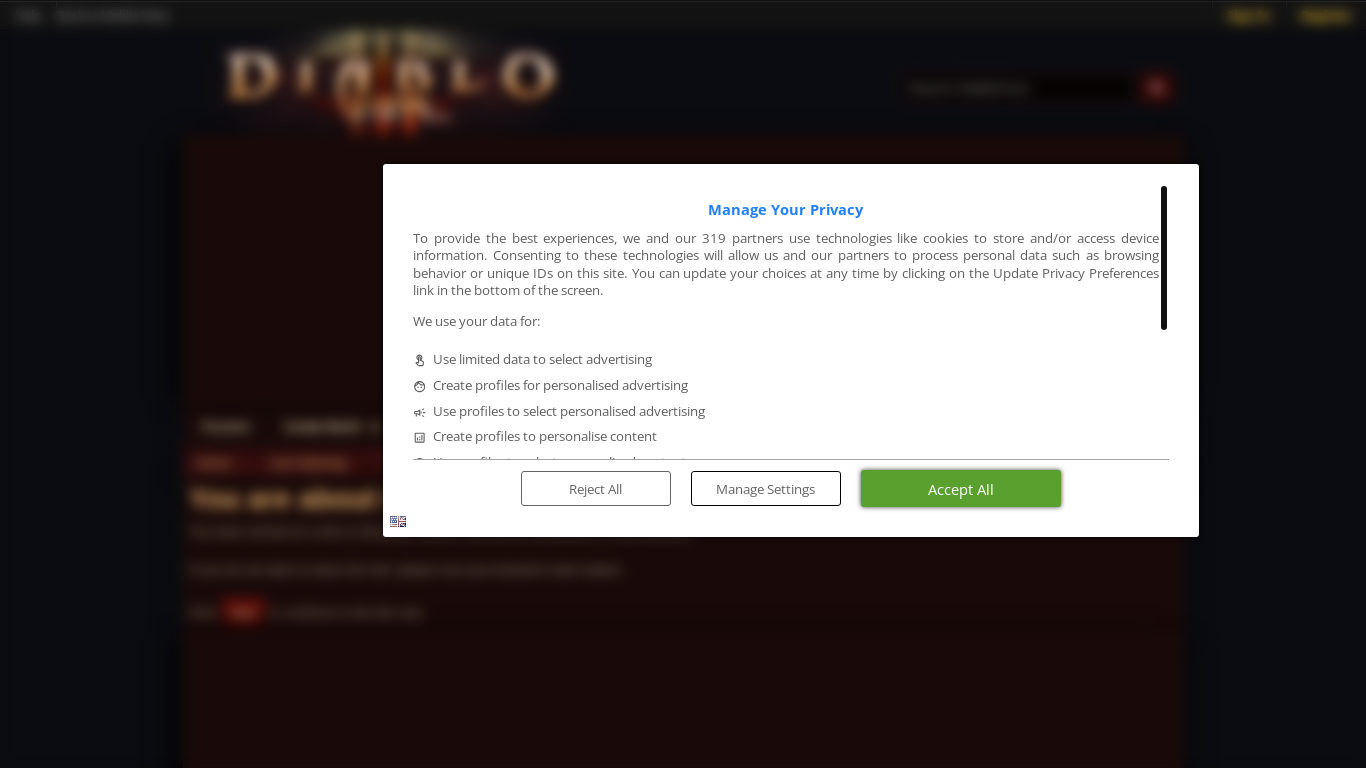 website screenshot of https://www.diablofans.com/linkout?remoteurl=https%3A%2F%2Fwww.profitableratecpm.com%2Fpfvrpx1e%3Fkey%3D0b98bb1933c7e6f64f6bdf3ce1029d2e