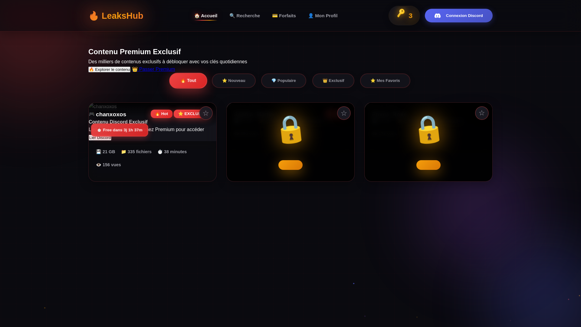 website screenshot of https://leakshub.fans/