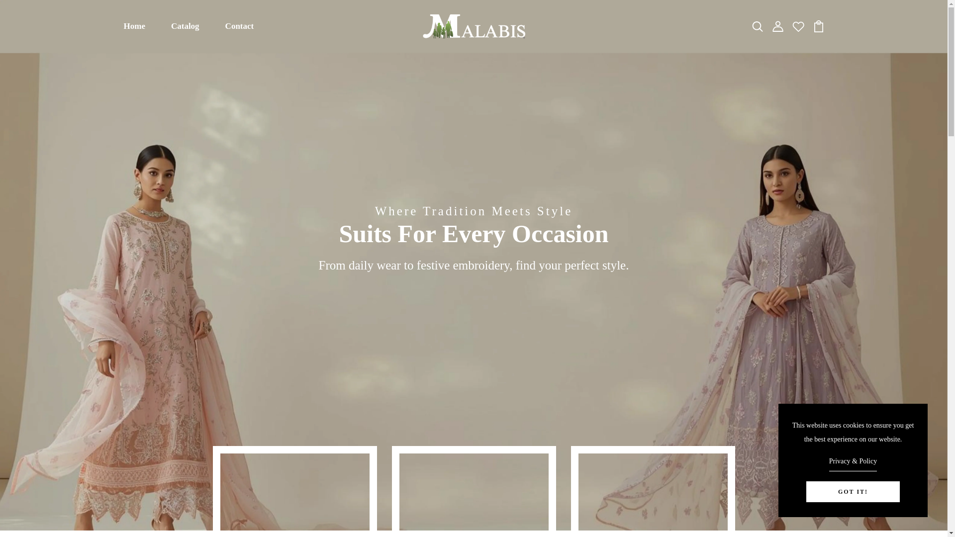 website screenshot of https://malabistrendz.com/