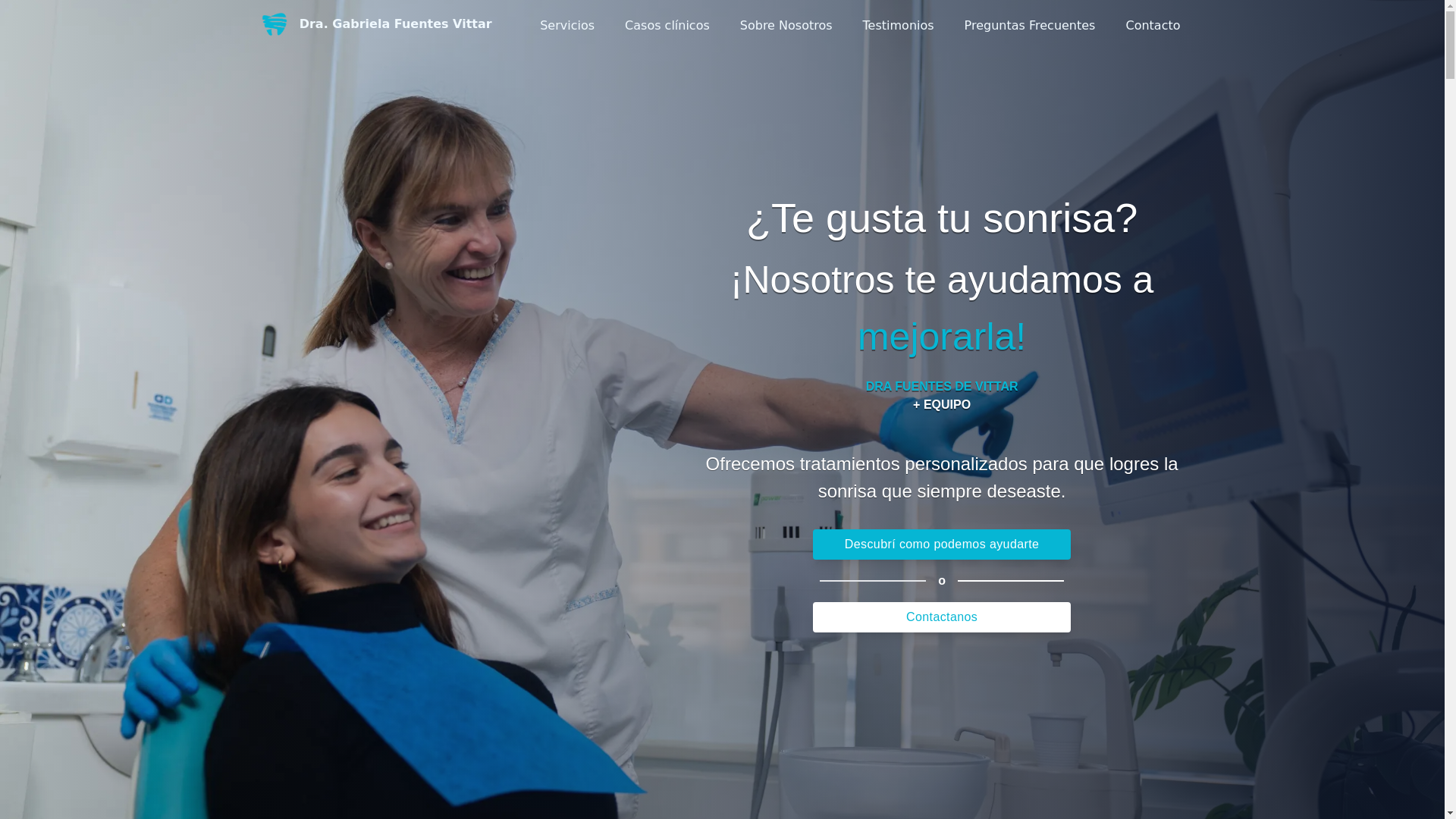 website screenshot of https://grabielafuentes-landing.pages.dev/
