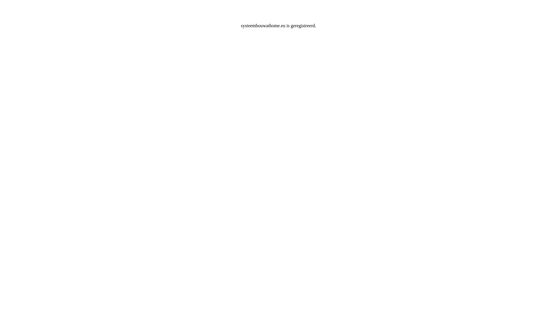 website screenshot of https://systeembouwathome.eu/