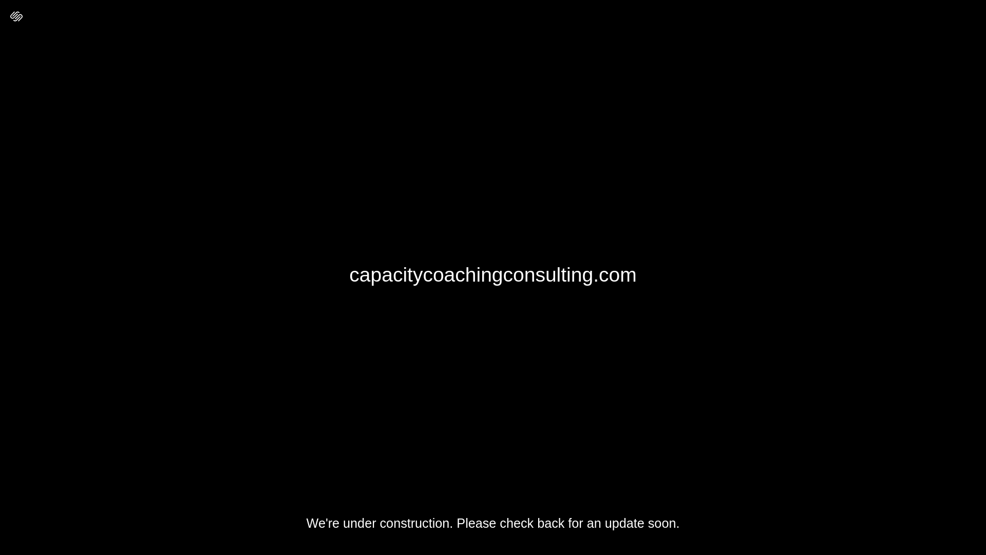 website screenshot of https://capacitycoachingconsulting.com/