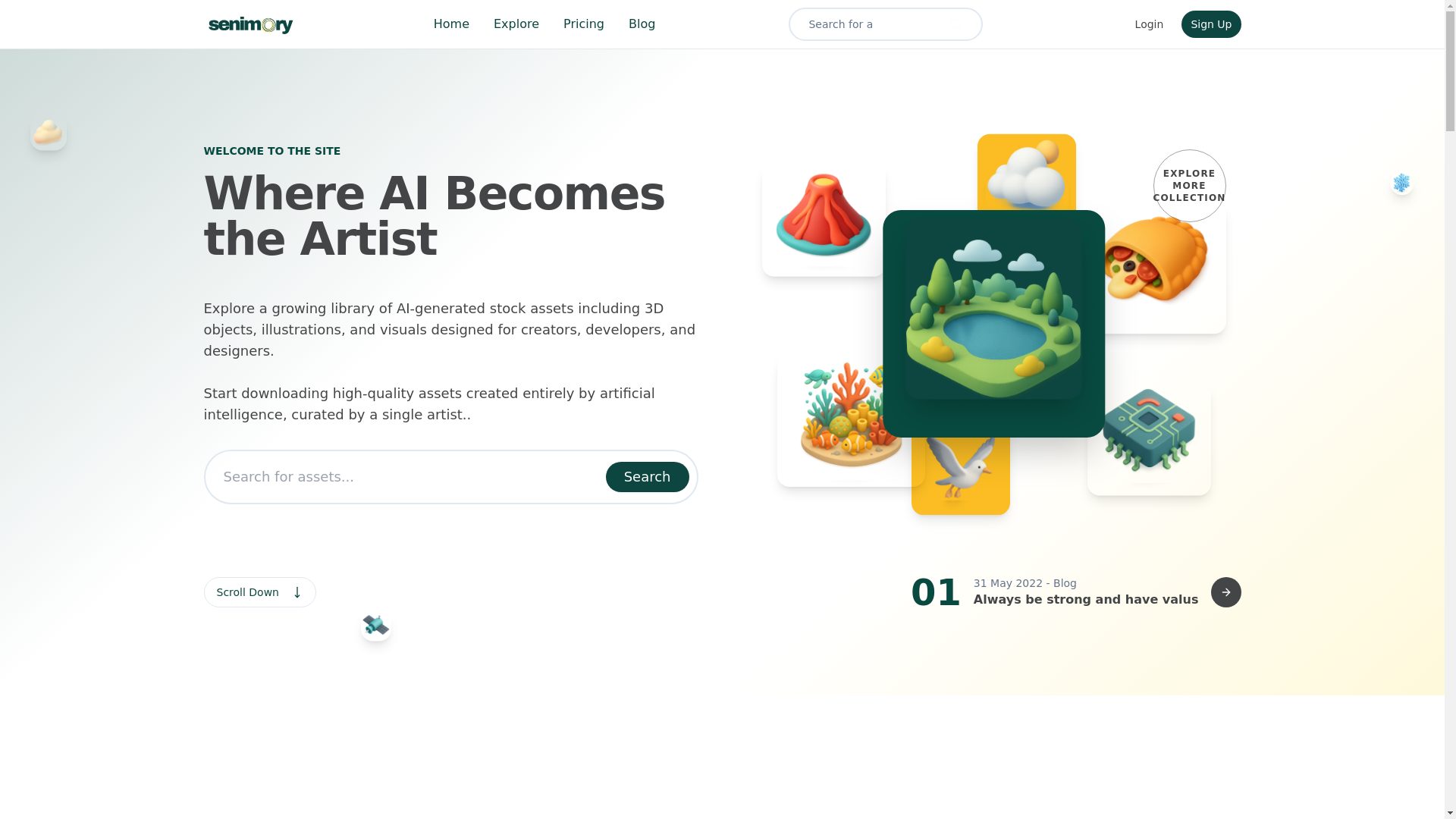 website screenshot of https://senimory-com.pages.dev/
