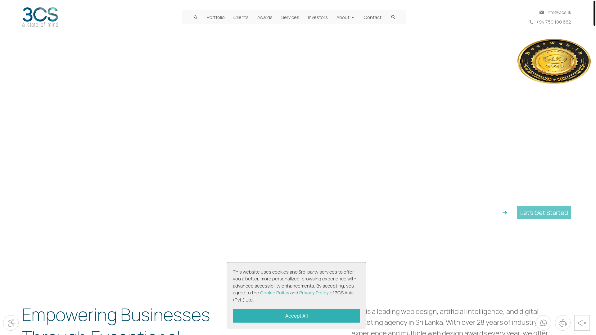 website screenshot of https://3cs-test.pages.dev/