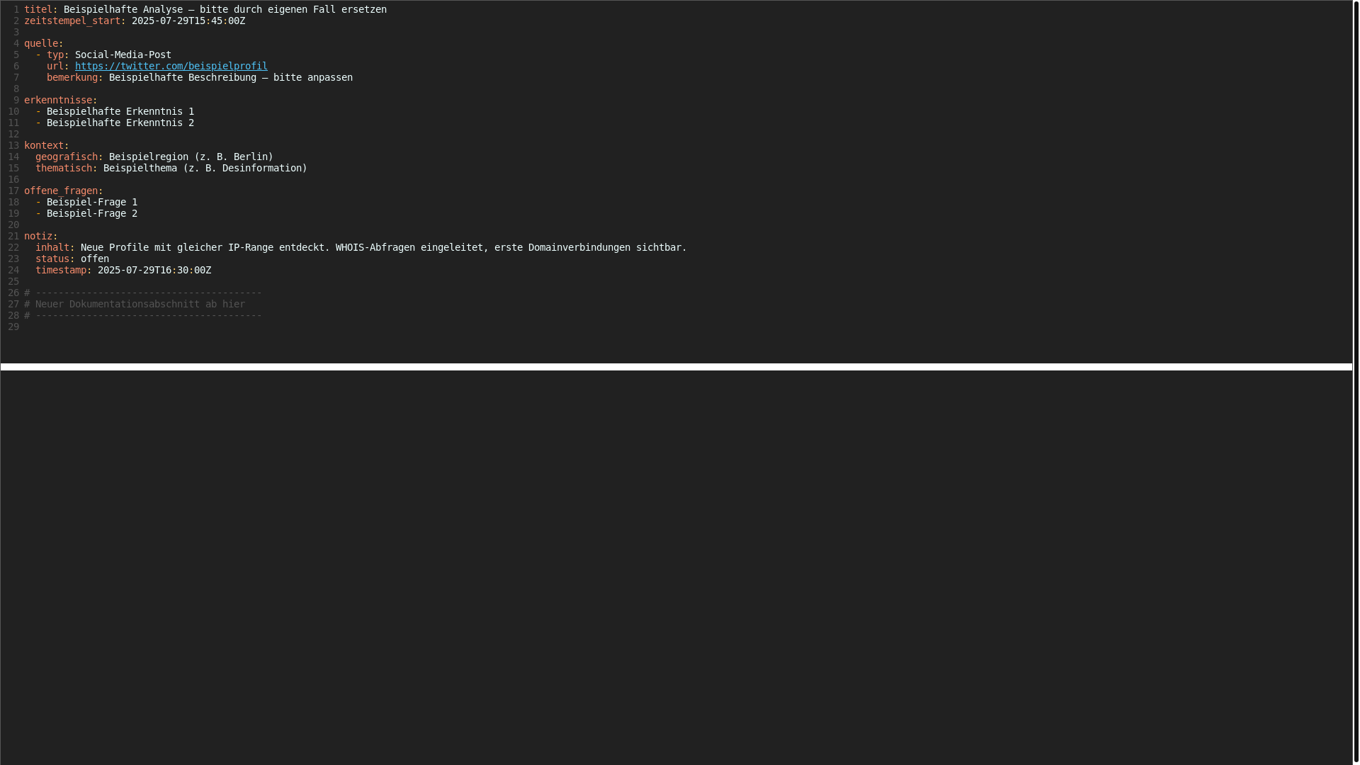 website screenshot of https://dokumentation-yaml.pages.dev/