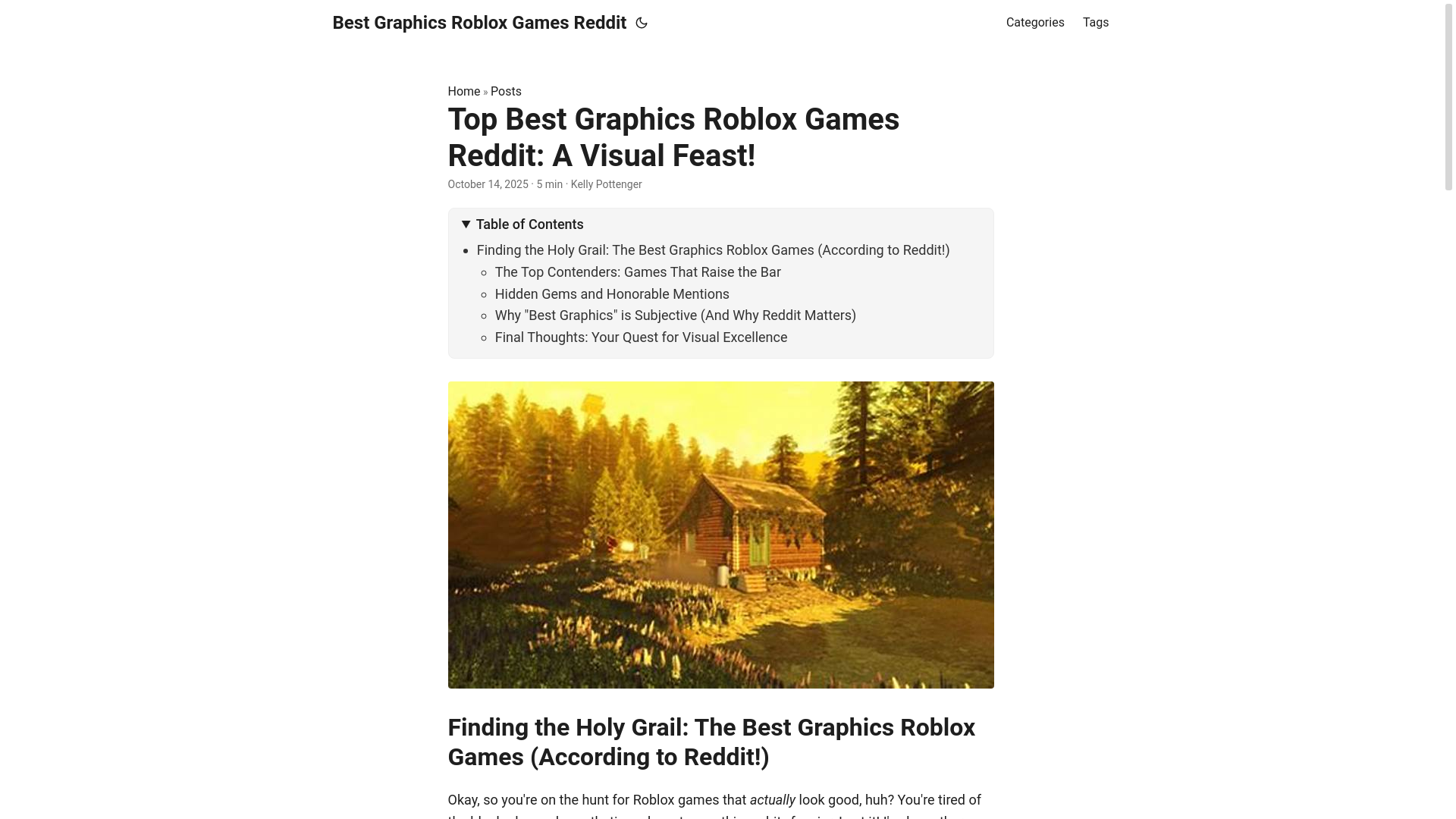 website screenshot of https://best-graphics-roblox-games-reddit.pages.dev/