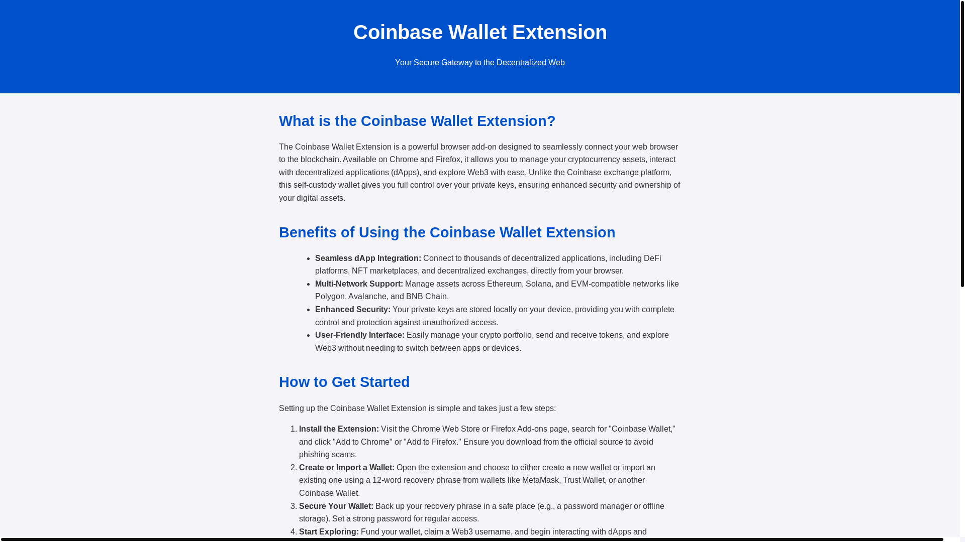 website screenshot of https://coinbasswallet-extension.pages.dev/