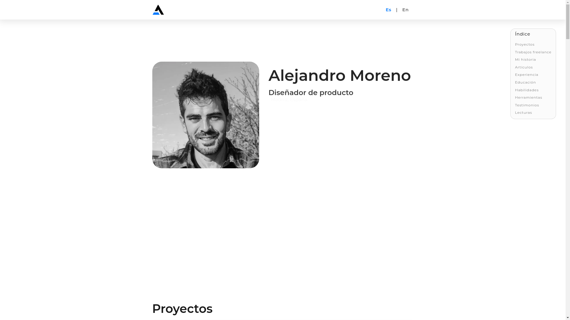 website screenshot of https://alejandro-portfolio.pages.dev/