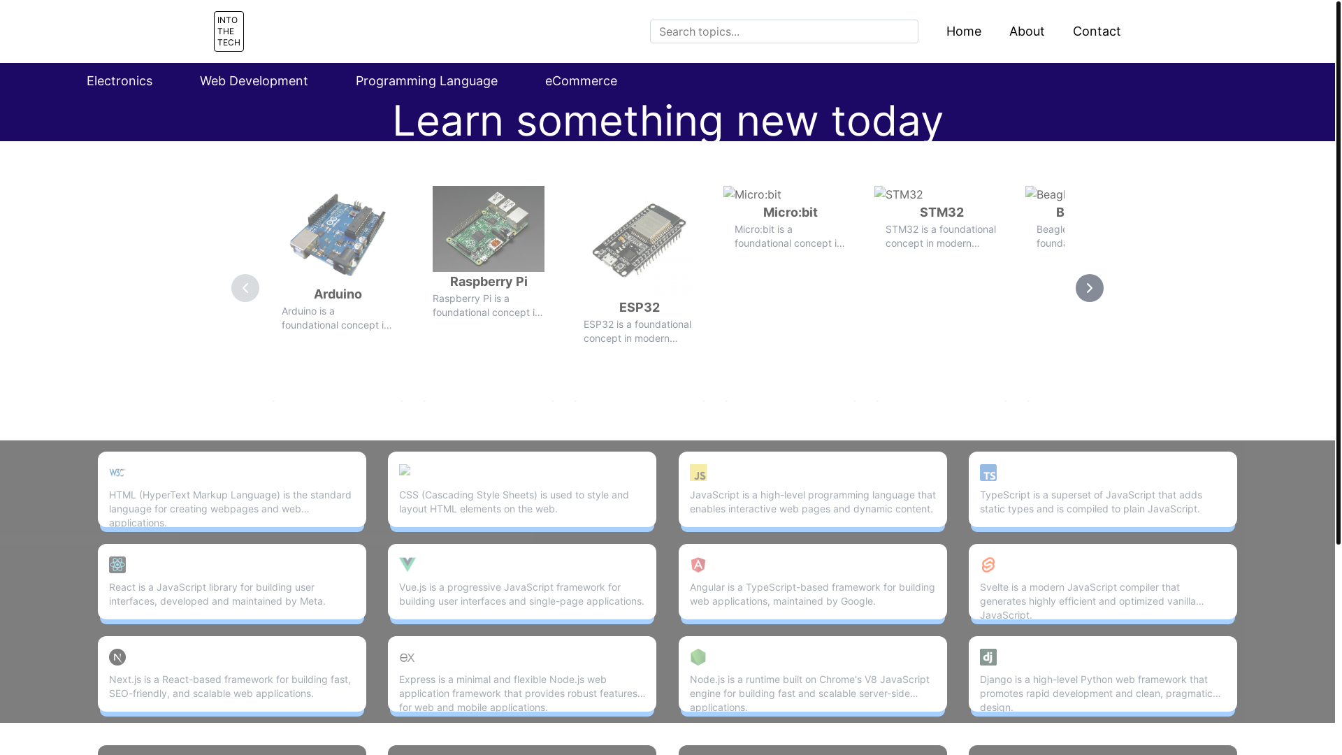 website screenshot of https://techwithlois.pages.dev/