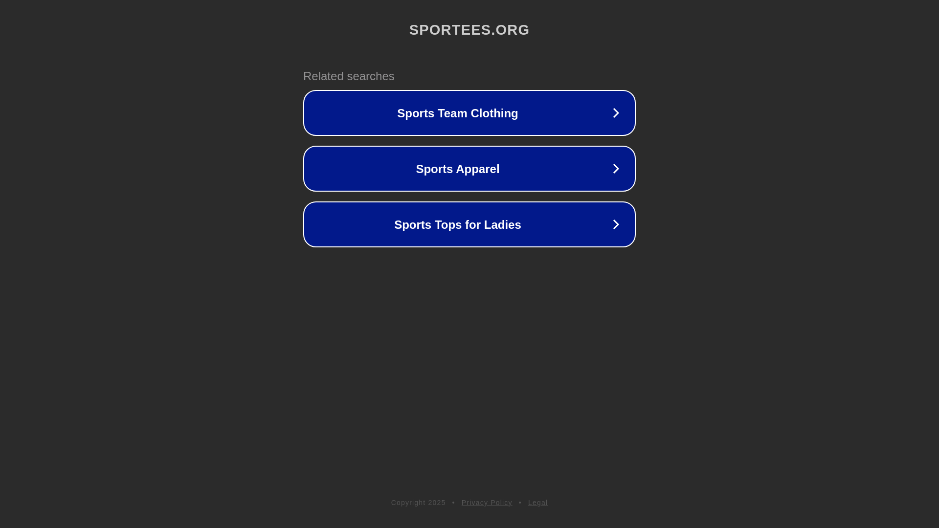 website screenshot of https://sportees.org/