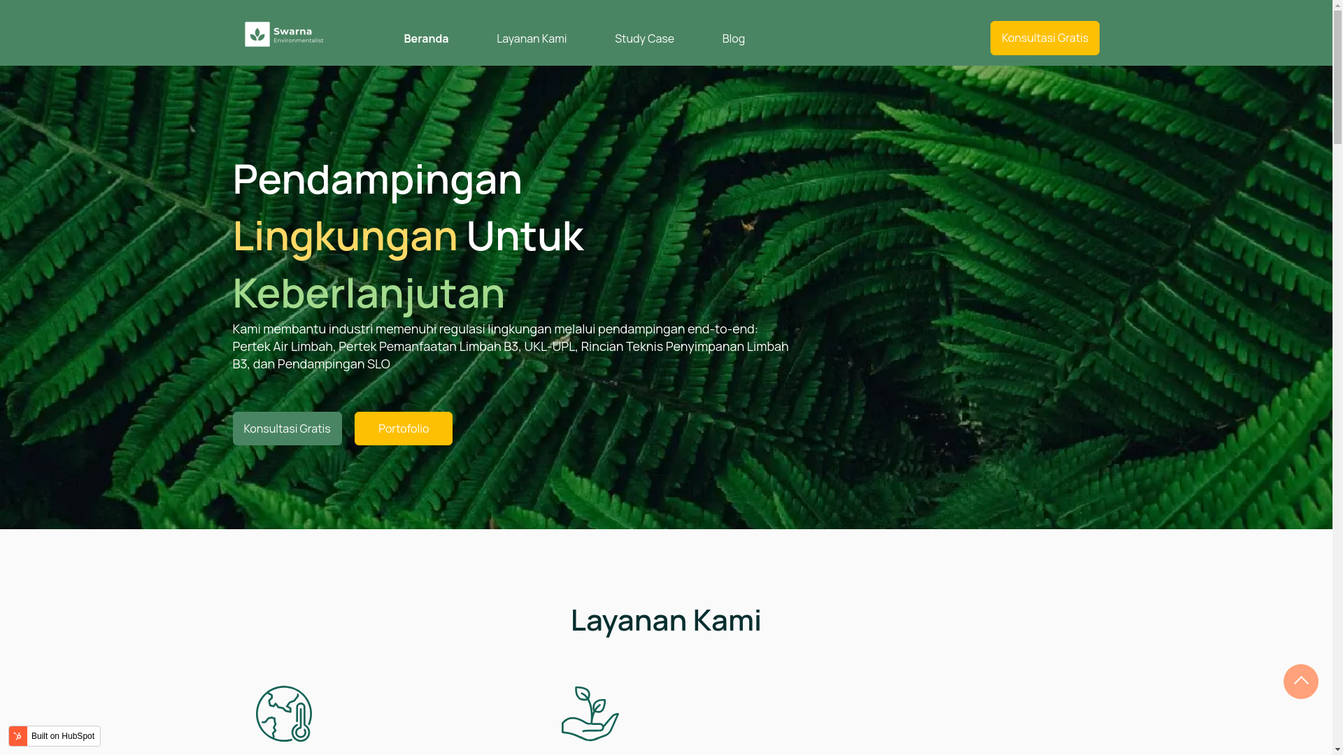 website screenshot of https://swarnaenviro.com/