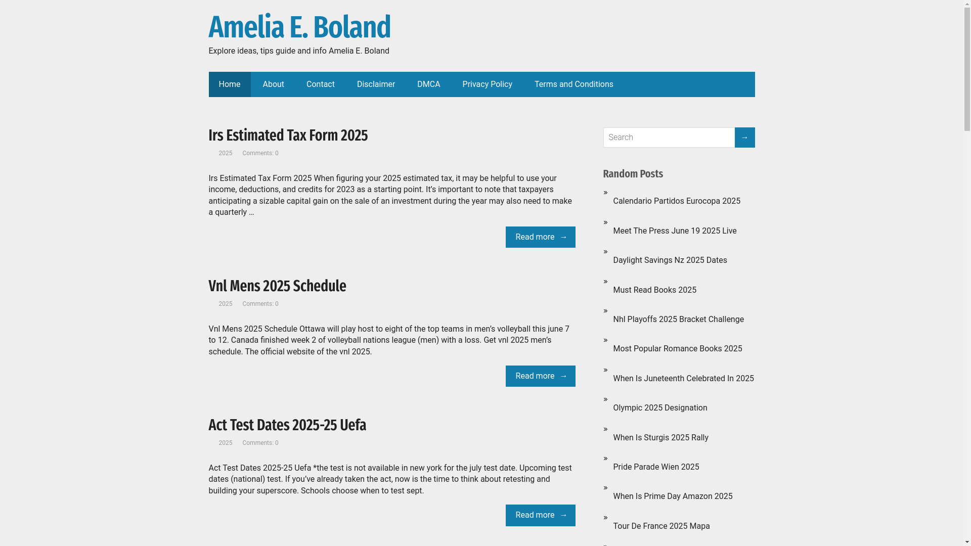 website screenshot of https://ameliaeboland.pages.dev/