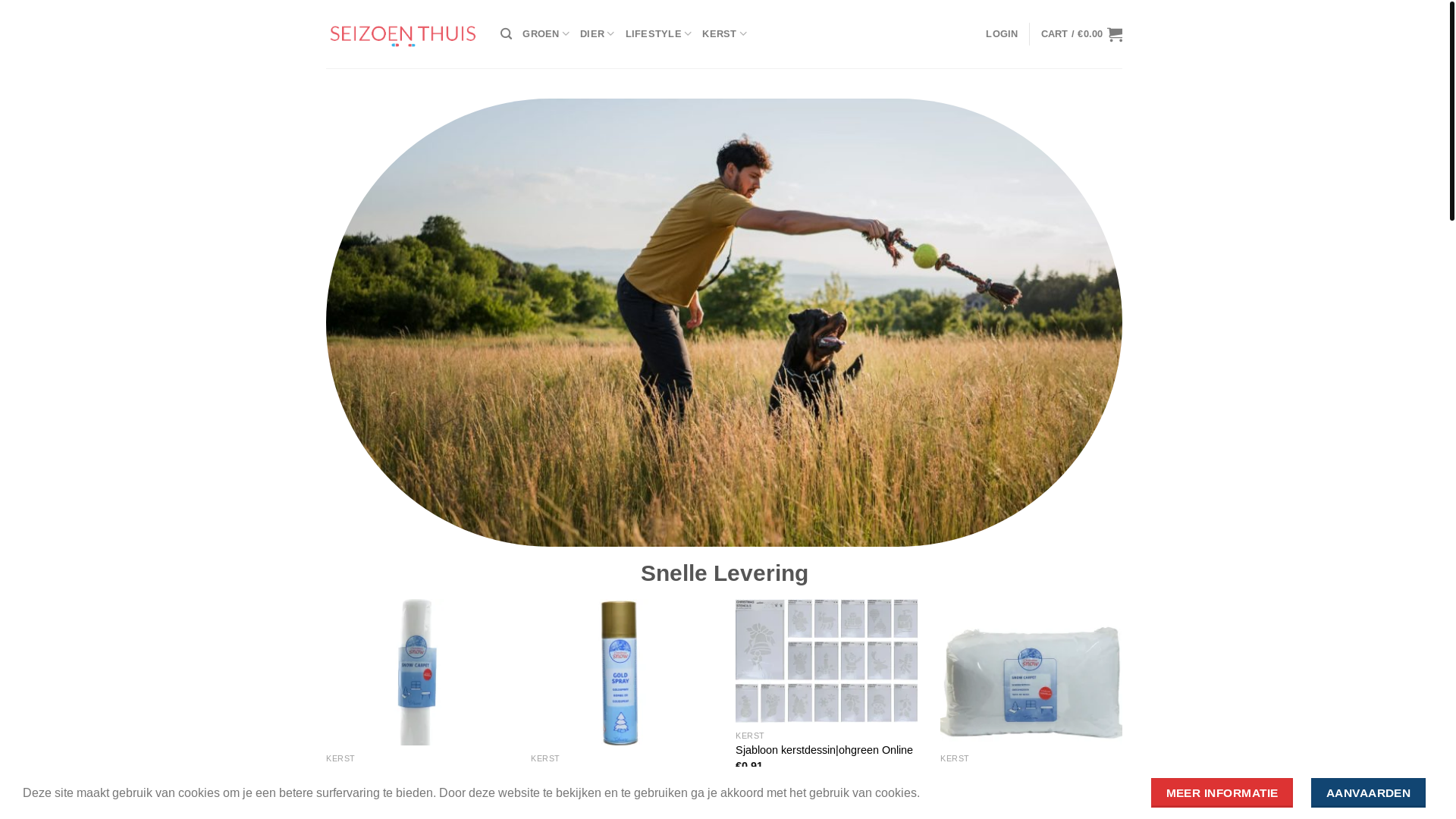 website screenshot of https://seizoenthuis.com/