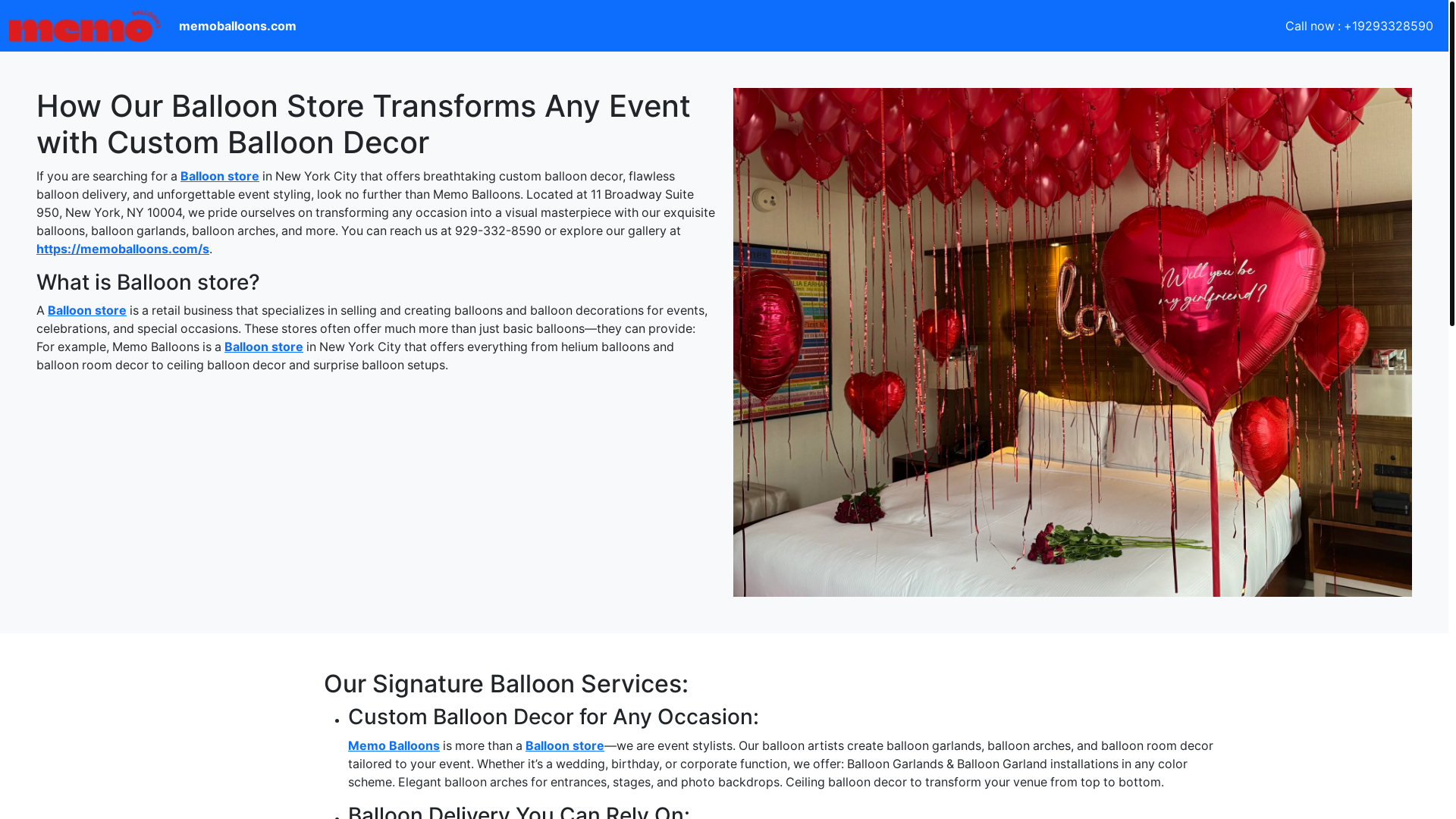 website screenshot of https://howourballoonstoretransformsanyeventwithcustomballoondecor.pages.dev/