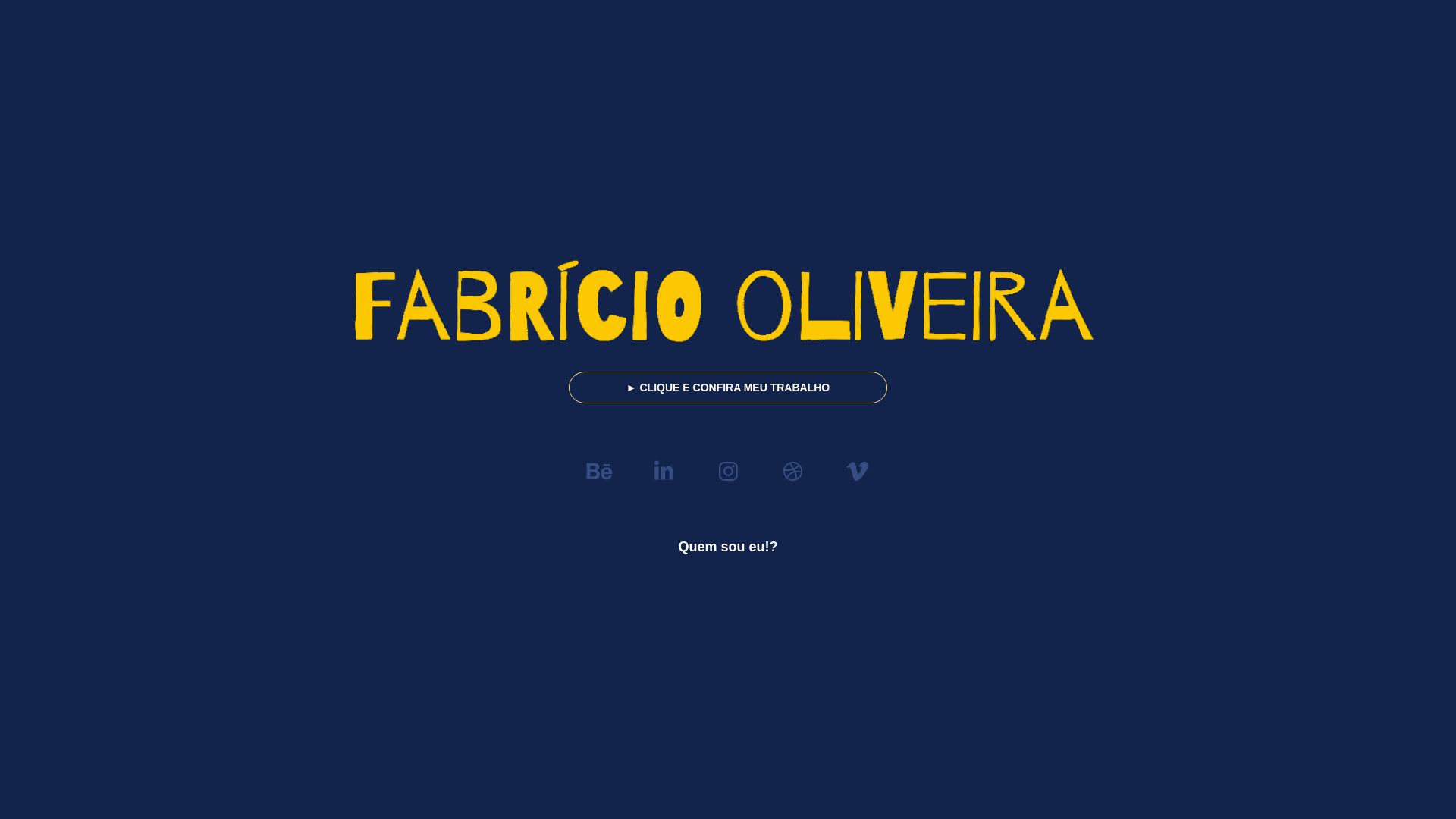 website screenshot of https://fabriciooliveira.site/