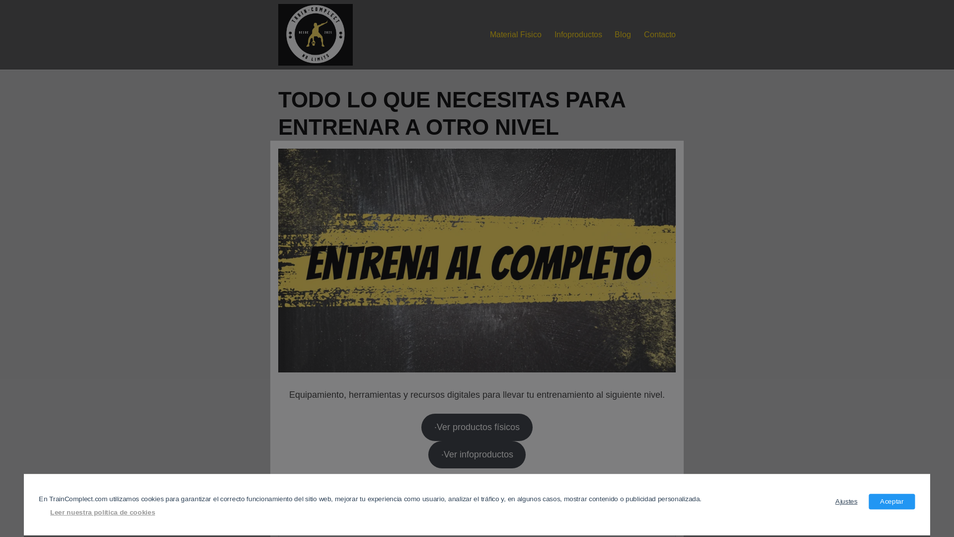 website screenshot of https://traincomplect.com/