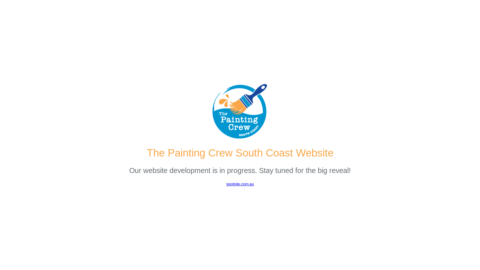 website screenshot of https://thepaintingcrewsouthcoast.com.au/