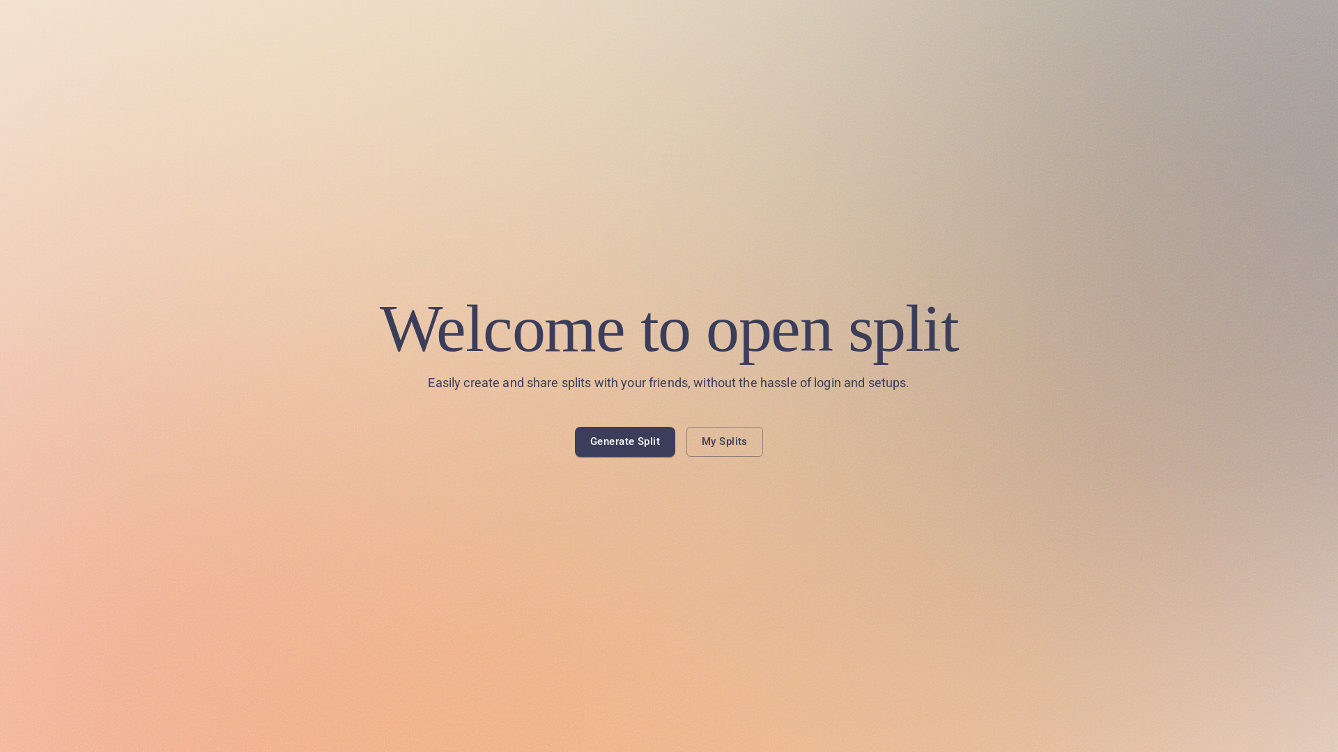website screenshot of https://open-split.pages.dev/