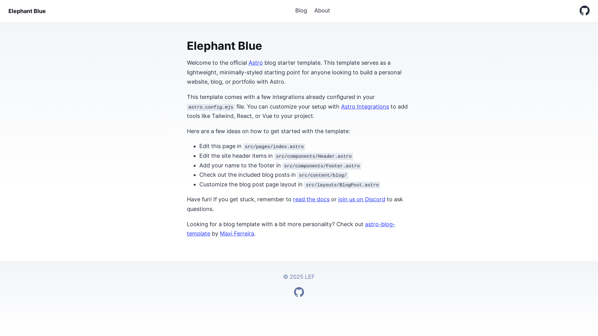 website screenshot of https://elephant-blue.pages.dev/