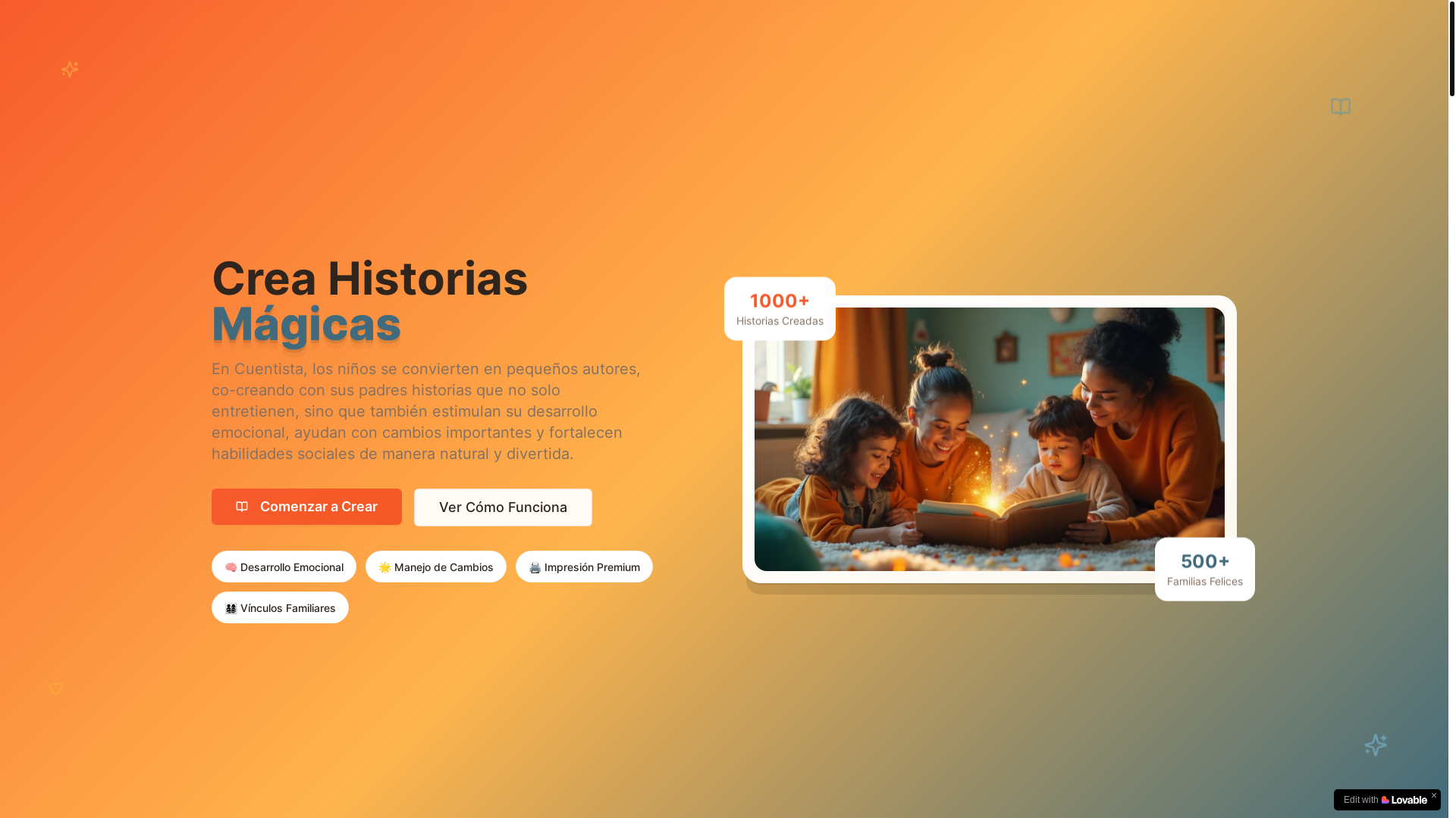 website screenshot of https://cuentista.mx/