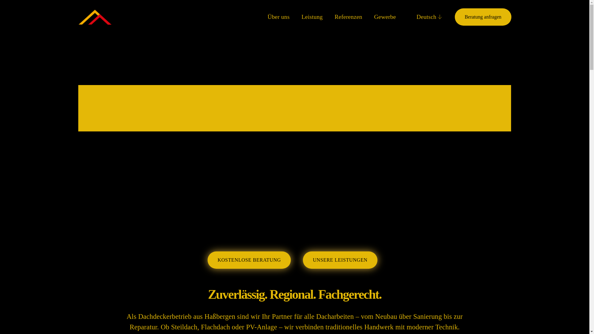 website screenshot of https://topic-daecher.de/