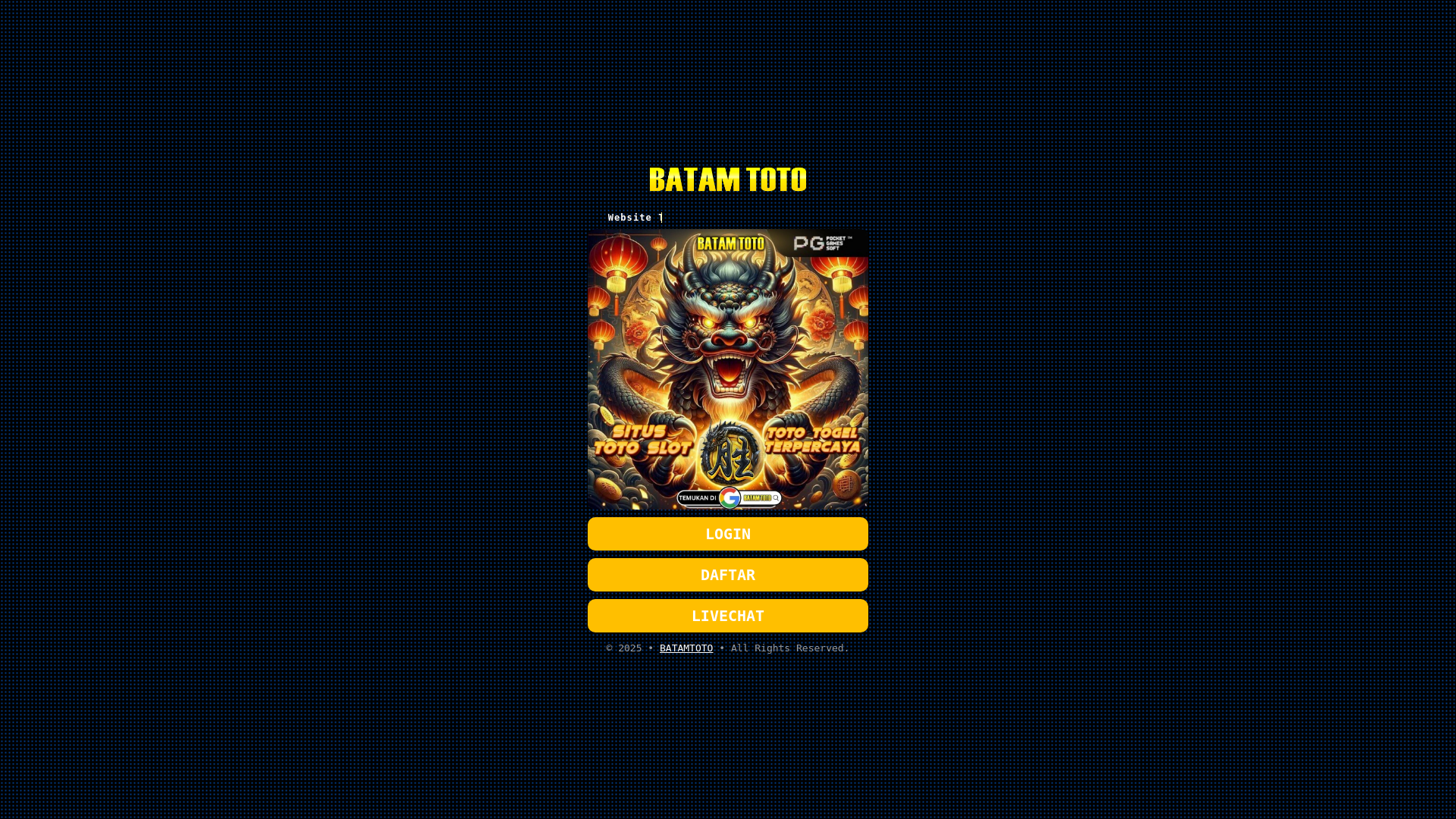 website screenshot of https://usahaduluaja.pages.dev/