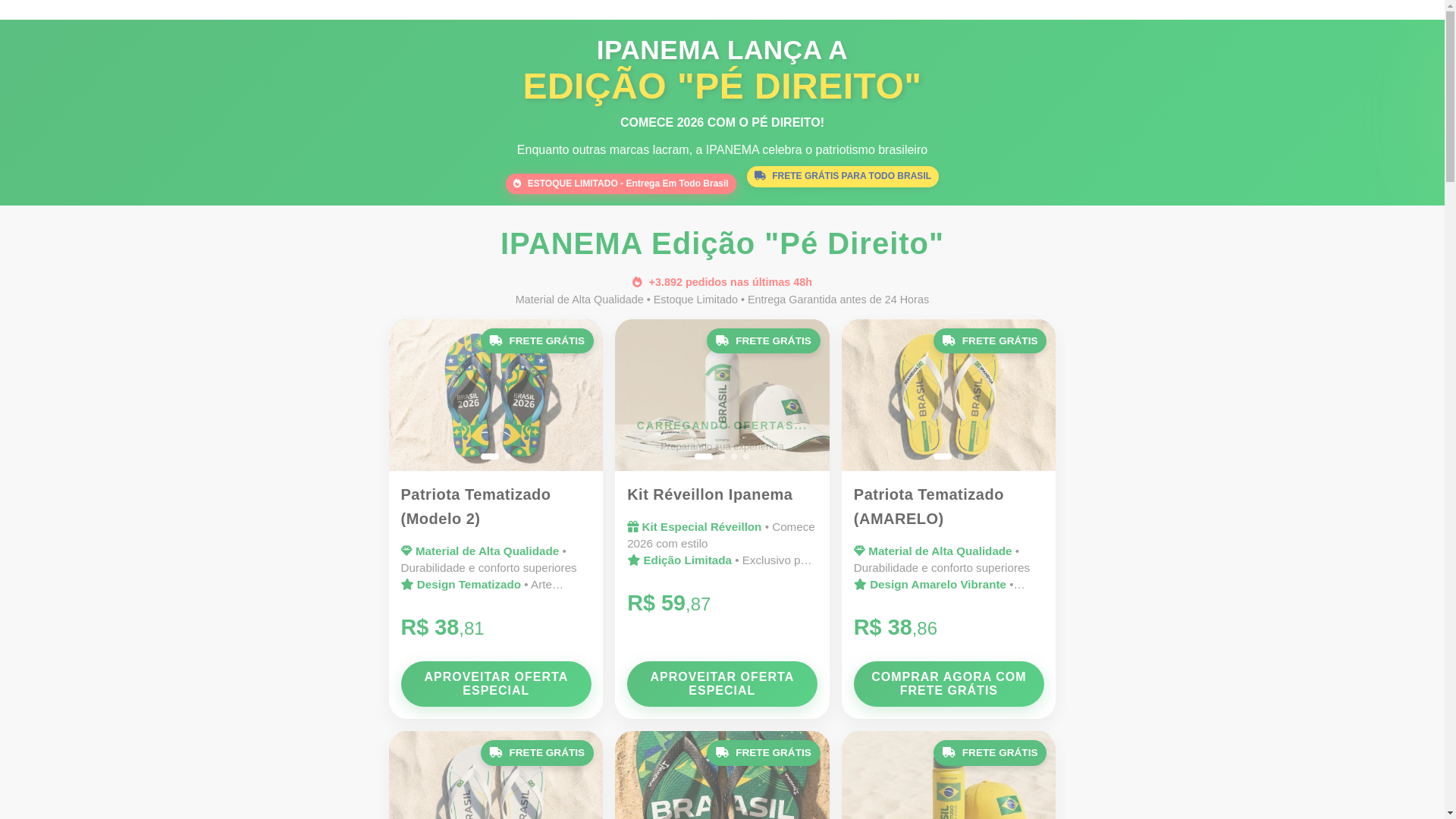 website screenshot of https://ipanemabr.site/