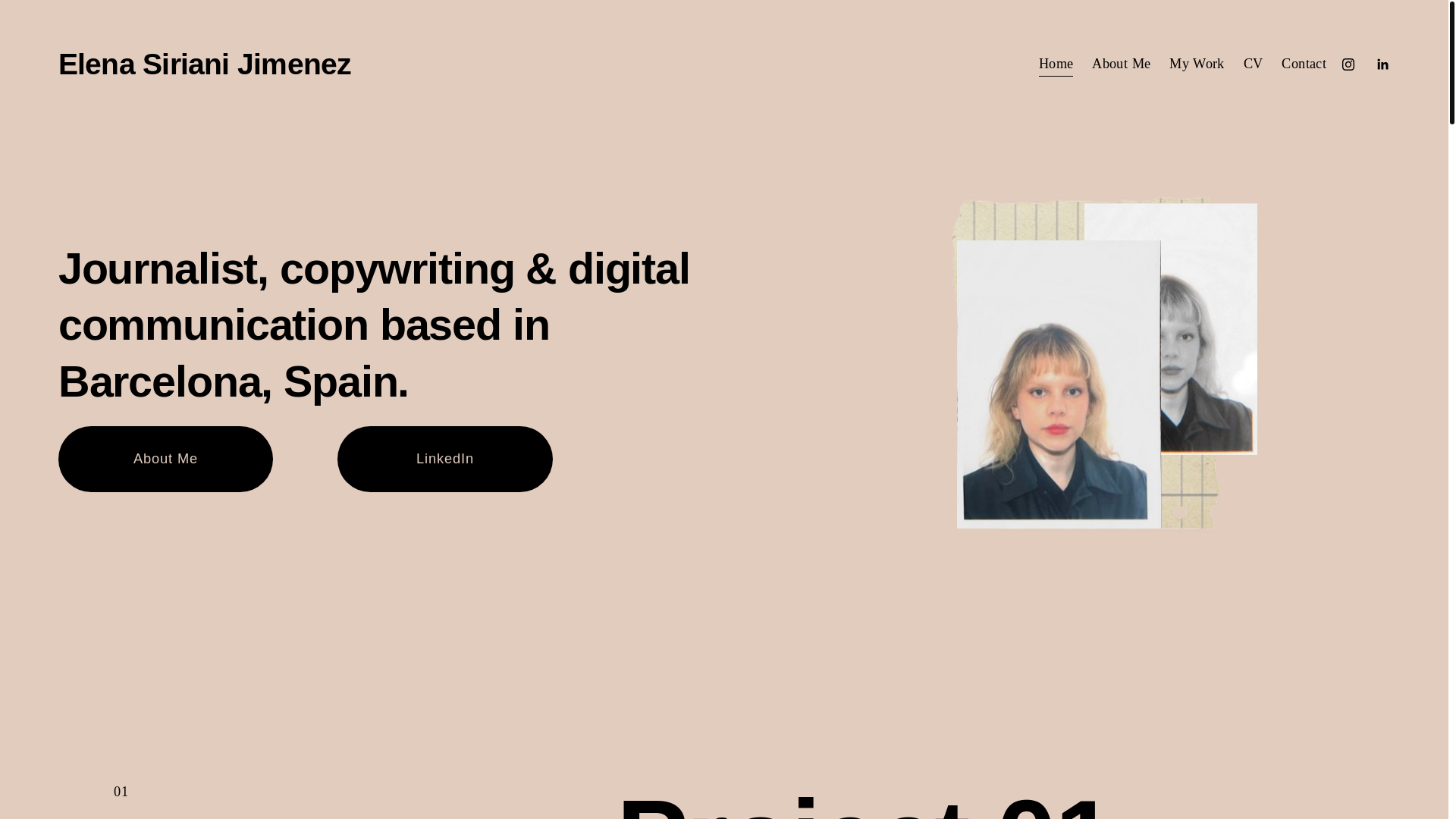 website screenshot of https://elenasjimenez.com/
