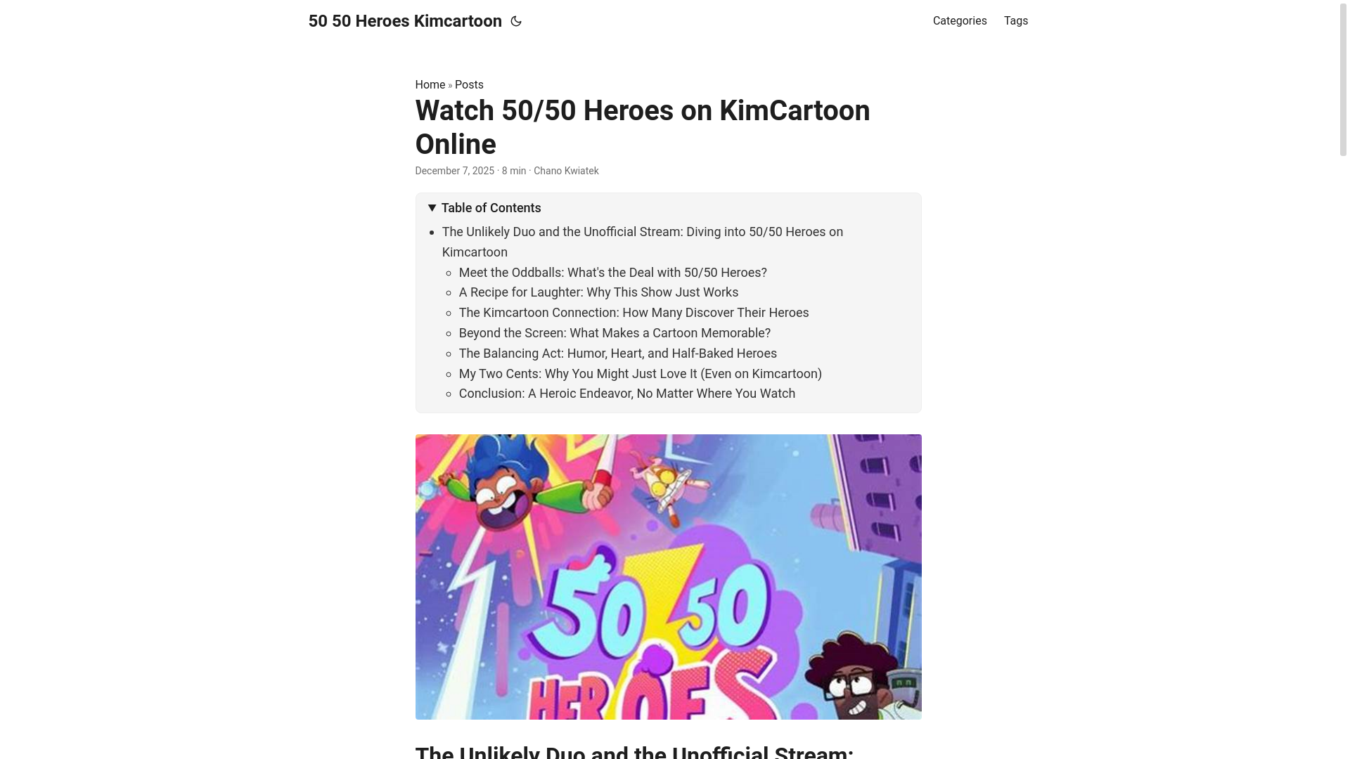 website screenshot of https://5050heroeskimcartoon4.pages.dev/