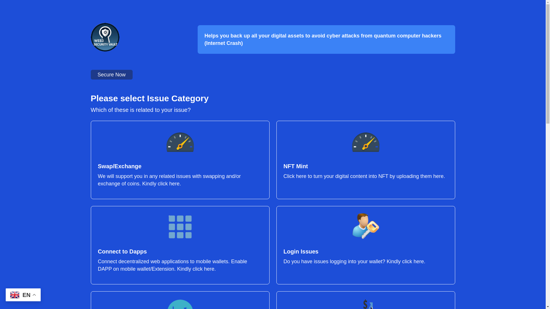 website screenshot of https://blockchainweb3security.com/