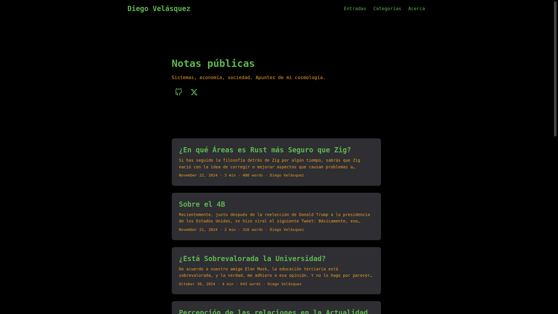 website screenshot of https://diegovel.pages.dev/