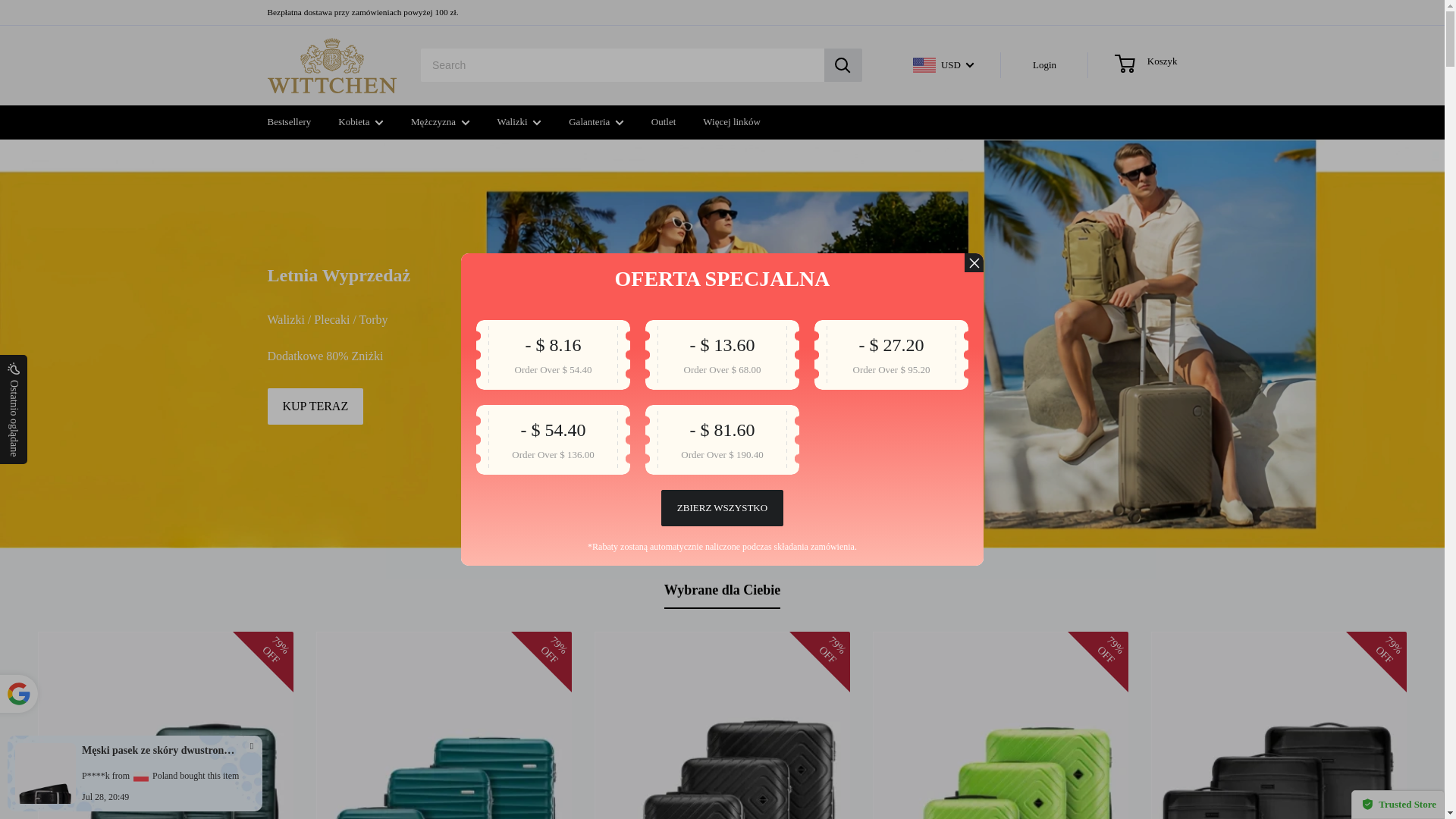 website screenshot of https://wittchenmarket.shop/