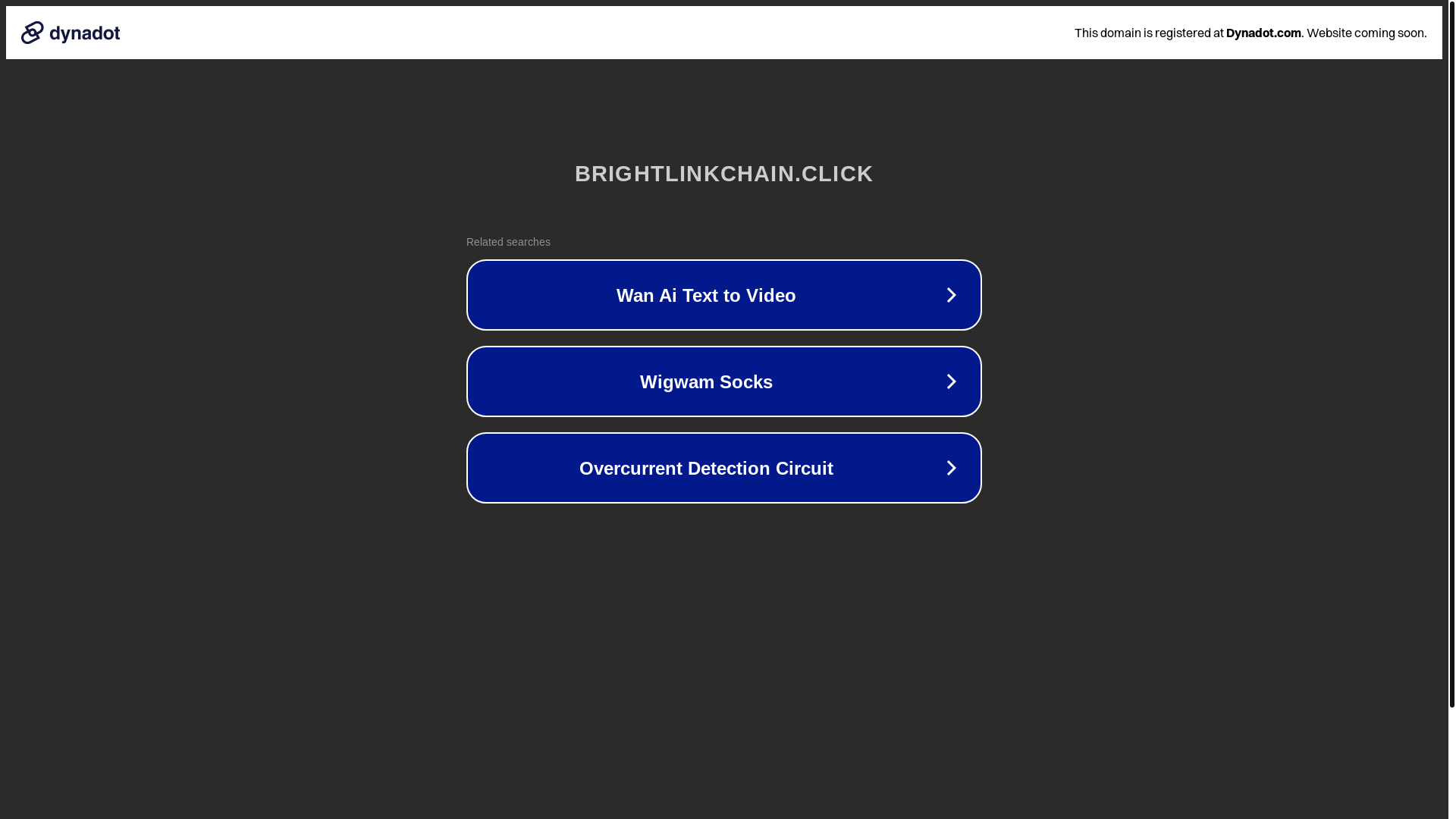 website screenshot of https://brightlinkchain.click/