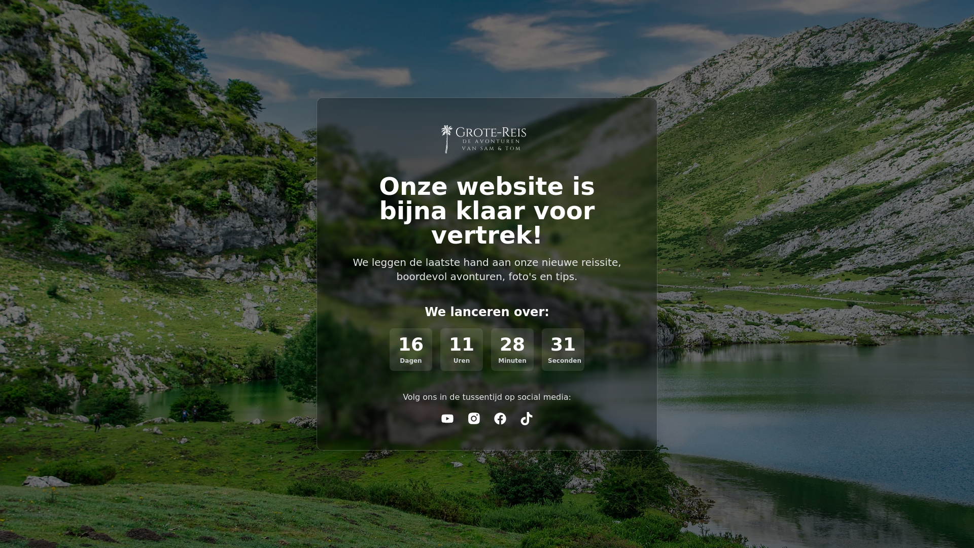 website screenshot of https://grote-reis.nl/