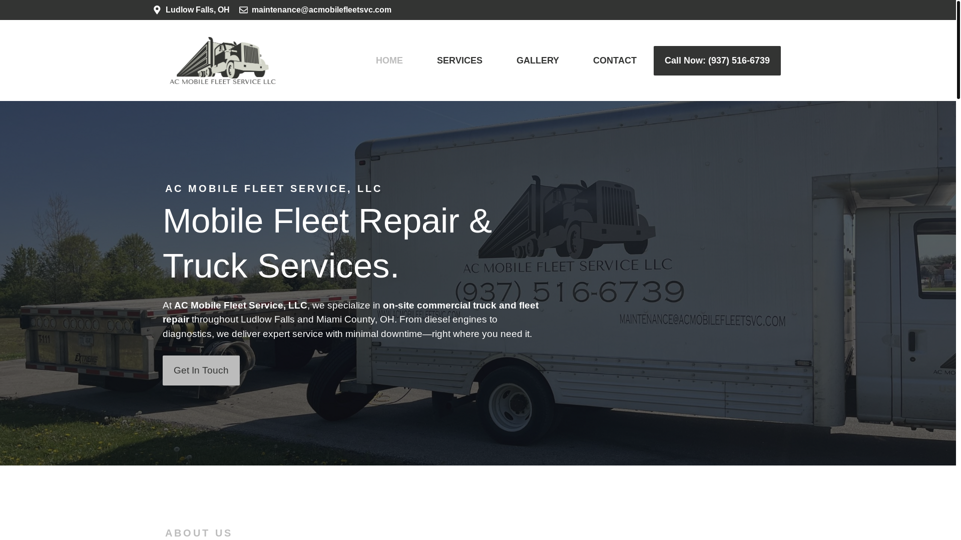 website screenshot of https://acmobilefleetservice.com/
